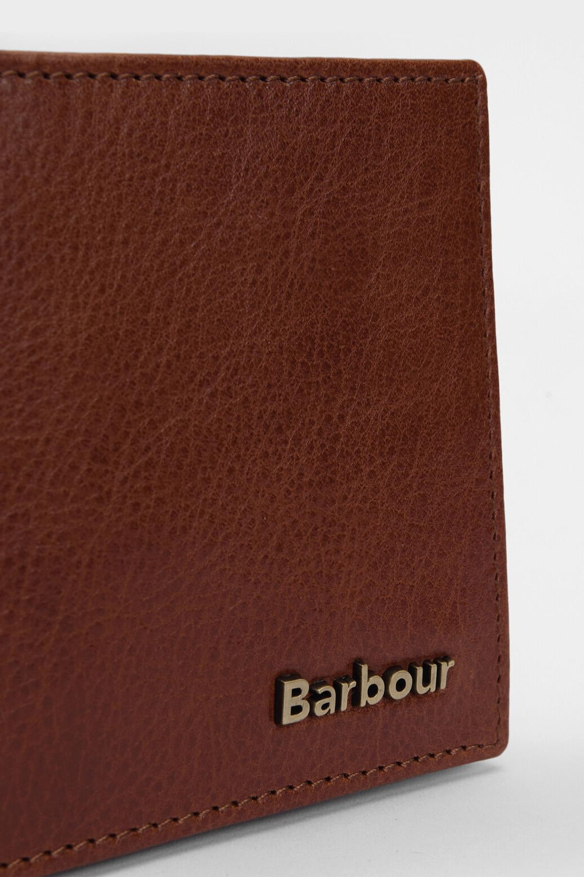 Barbour Lunan Leather Billfold Cüzdan BR11 Brown