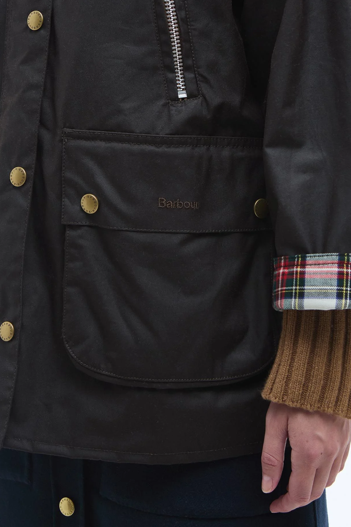 Barbour Lynne Yağlı Ceket RU91 Rustic