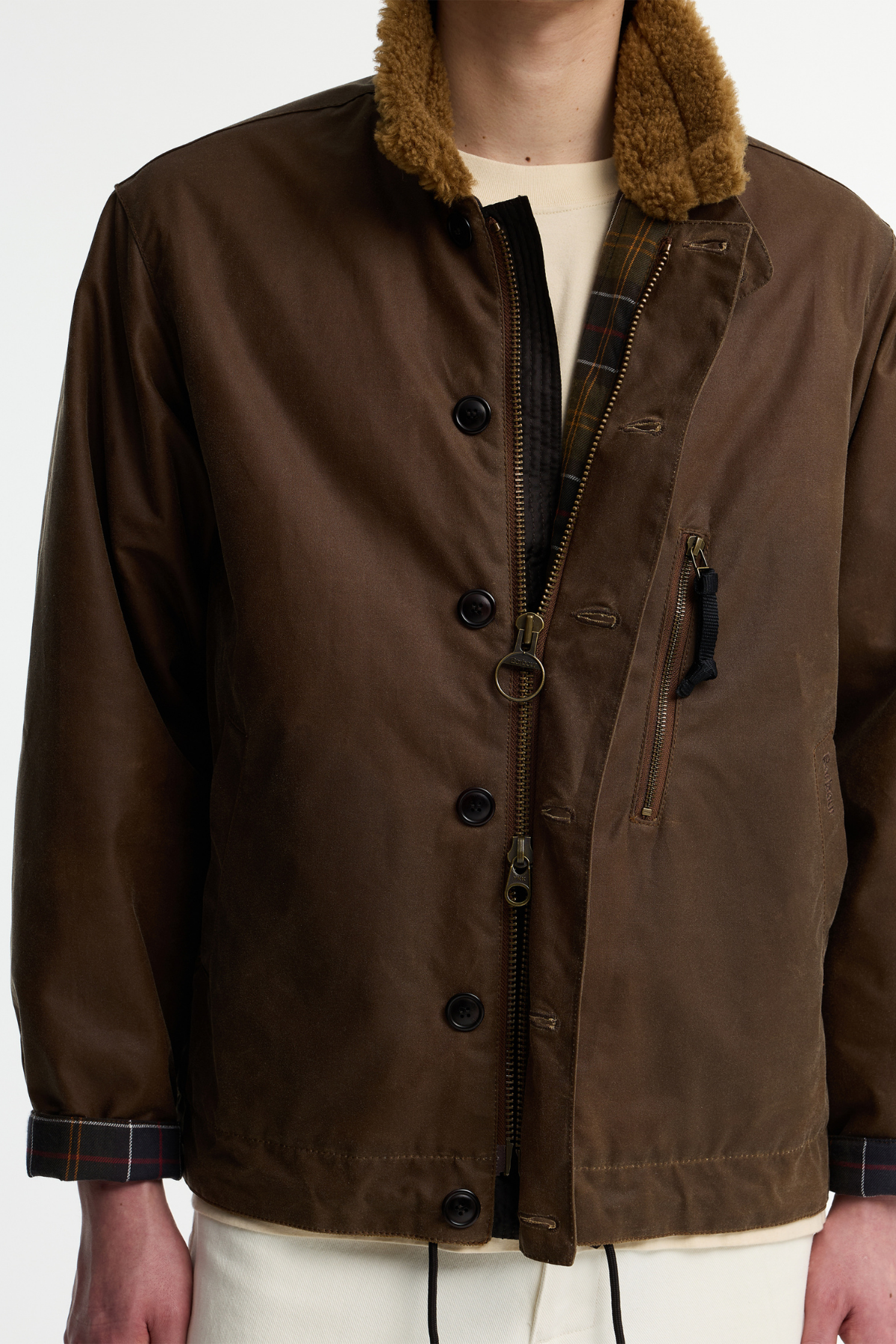 Barbour Macklow Yağlı Ceket BE51 Bark