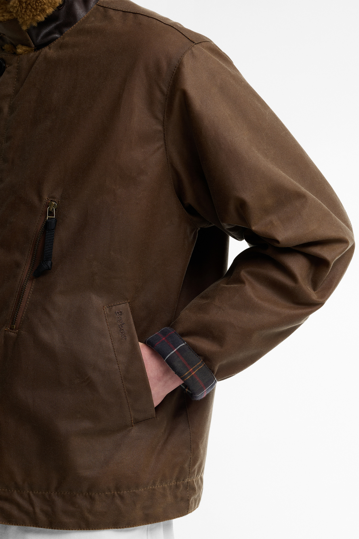Barbour Macklow Yağlı Ceket BE51 Bark