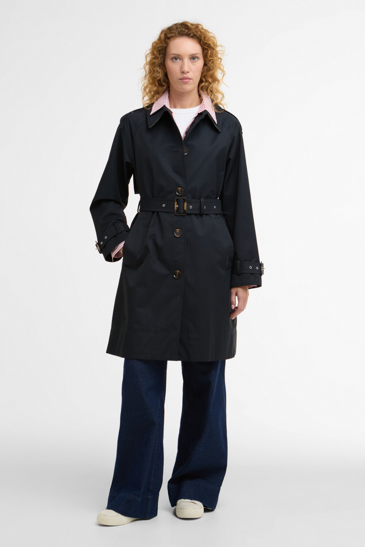 Barbour Maia Showerproof Ceket NY51 Dark Navy / Dress Navy Tartan