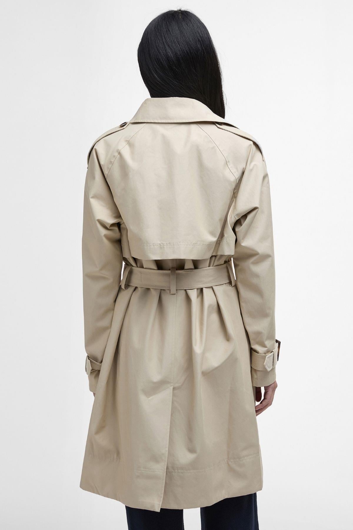 Barbour Maia Showerproof Ceket SN11 Light Sand/Rosemary Tartan