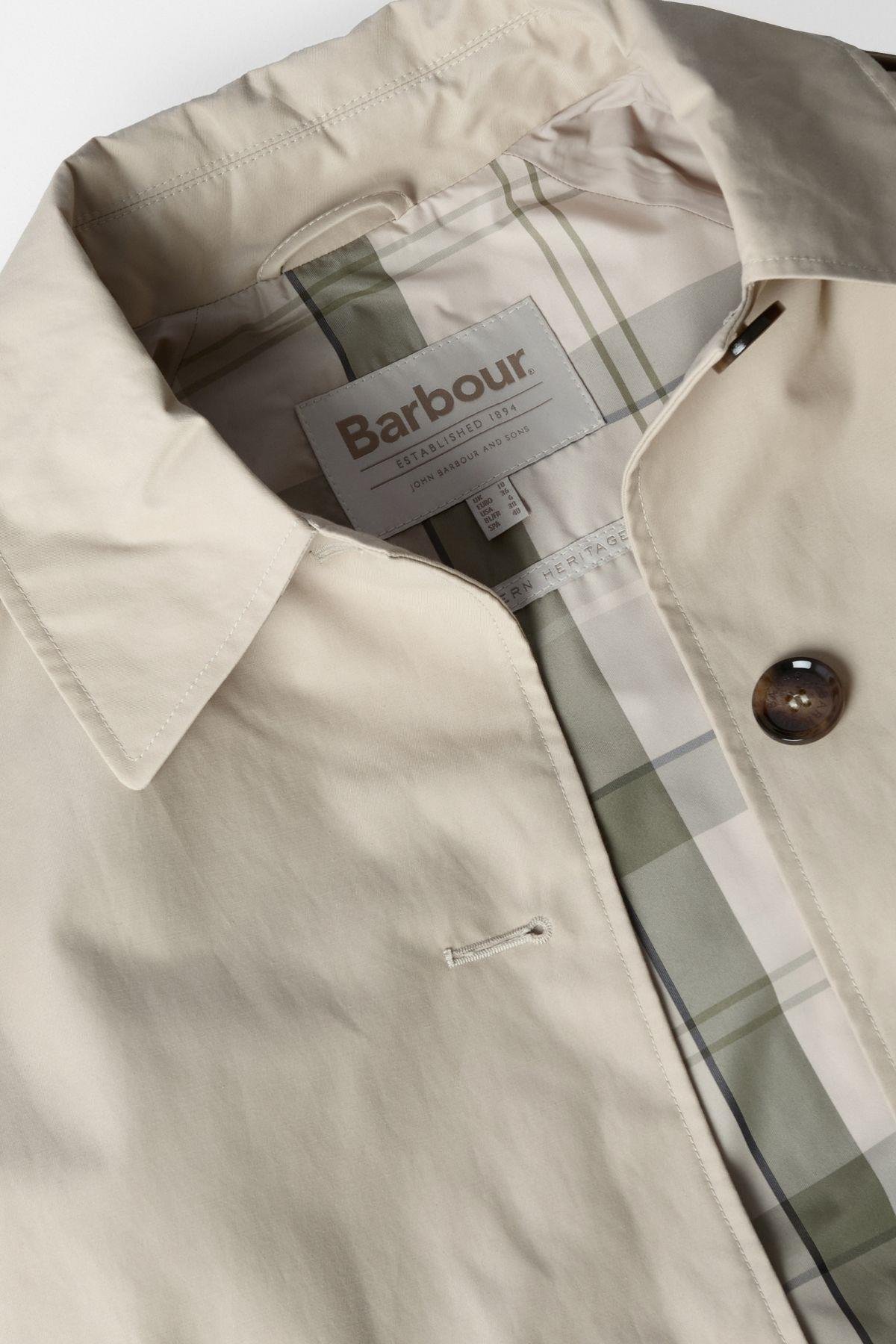 Barbour Maia Showerproof Ceket SN11 Light Sand/Rosemary Tartan