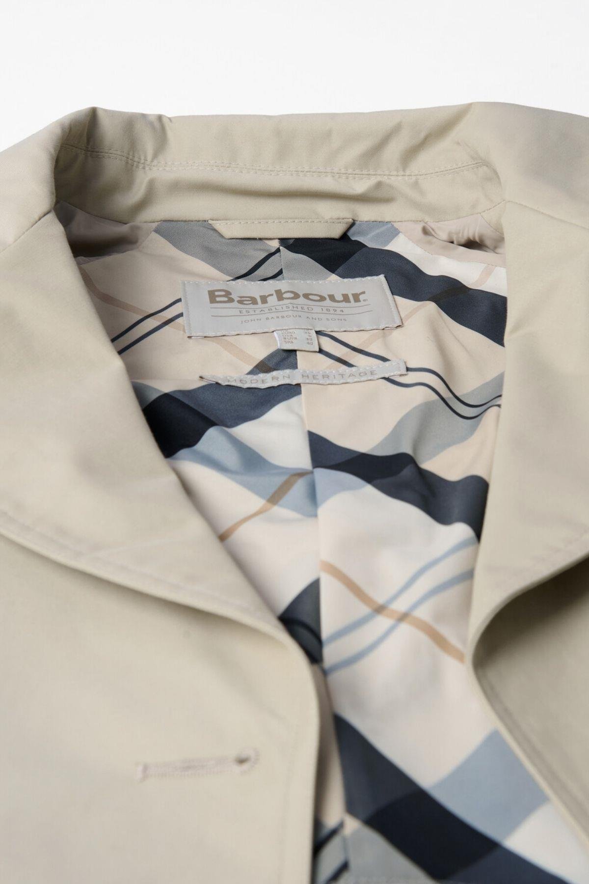 Barbour Maisy Showerproof Ceket SN11 Light Sand/Safari Tartan