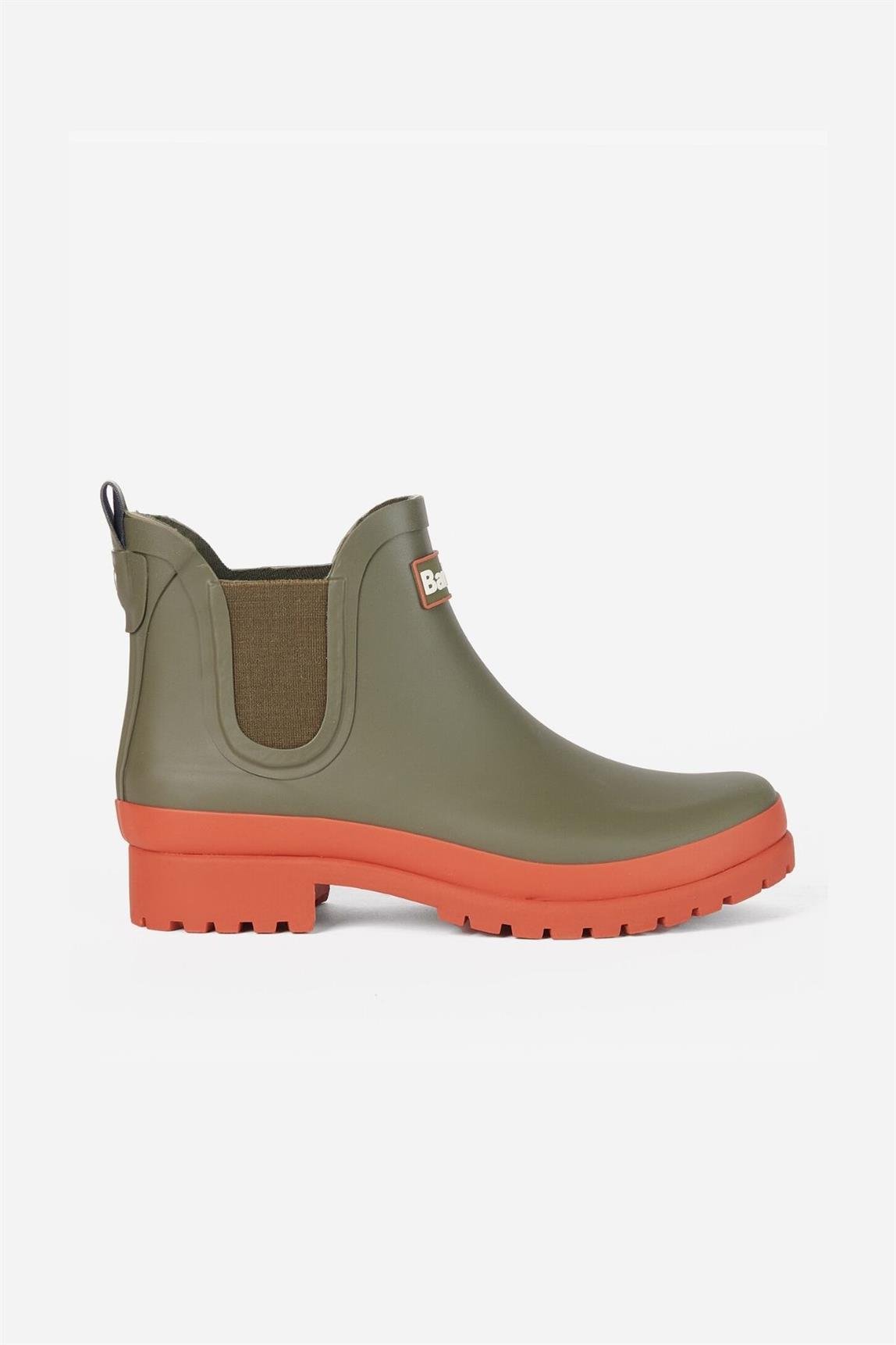 Barbour Mallow Bot OL75 Olive/Spiced Pumpkin
