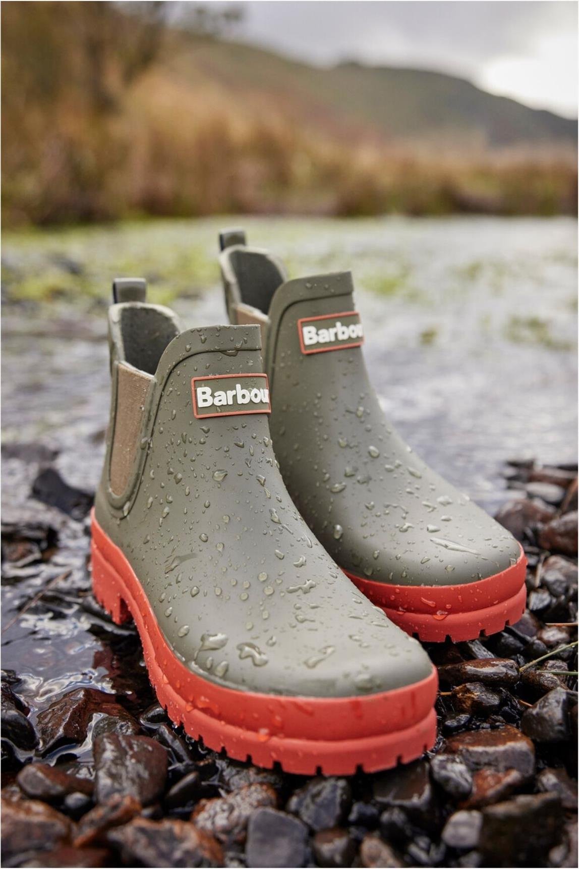 Barbour Mallow Bot OL75 Olive/Spiced Pumpkin