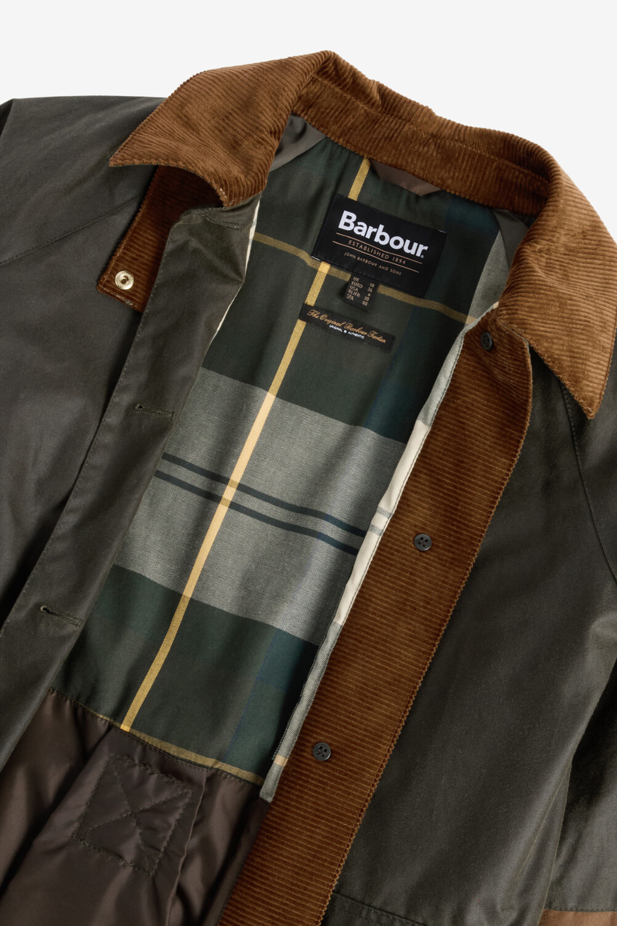 Barbour Marion Yağlı Ceket OL99 Archive Oiıve