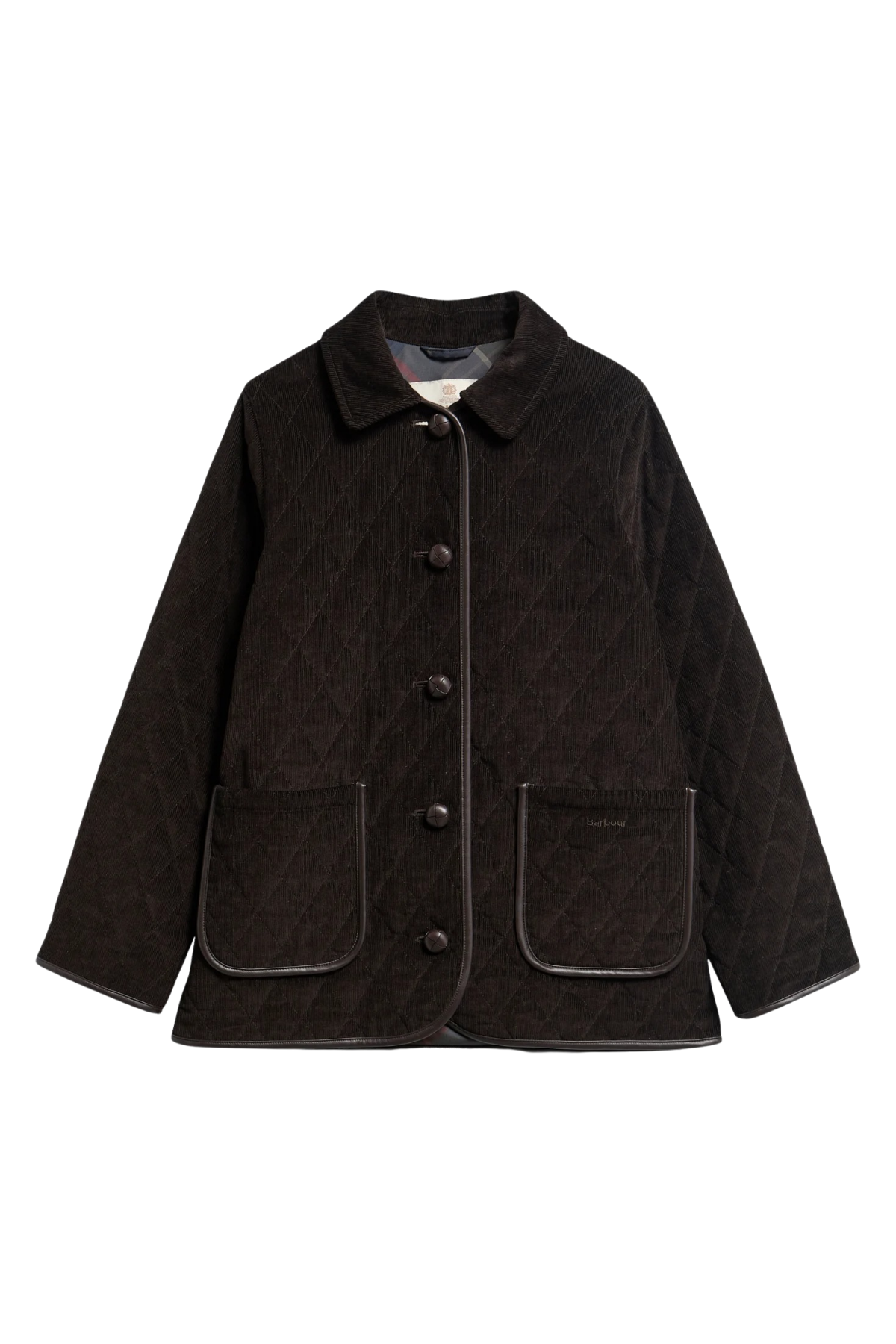 Barbour Marlow Kapitone Ceket BR71 Dk Brown Shadow Classic