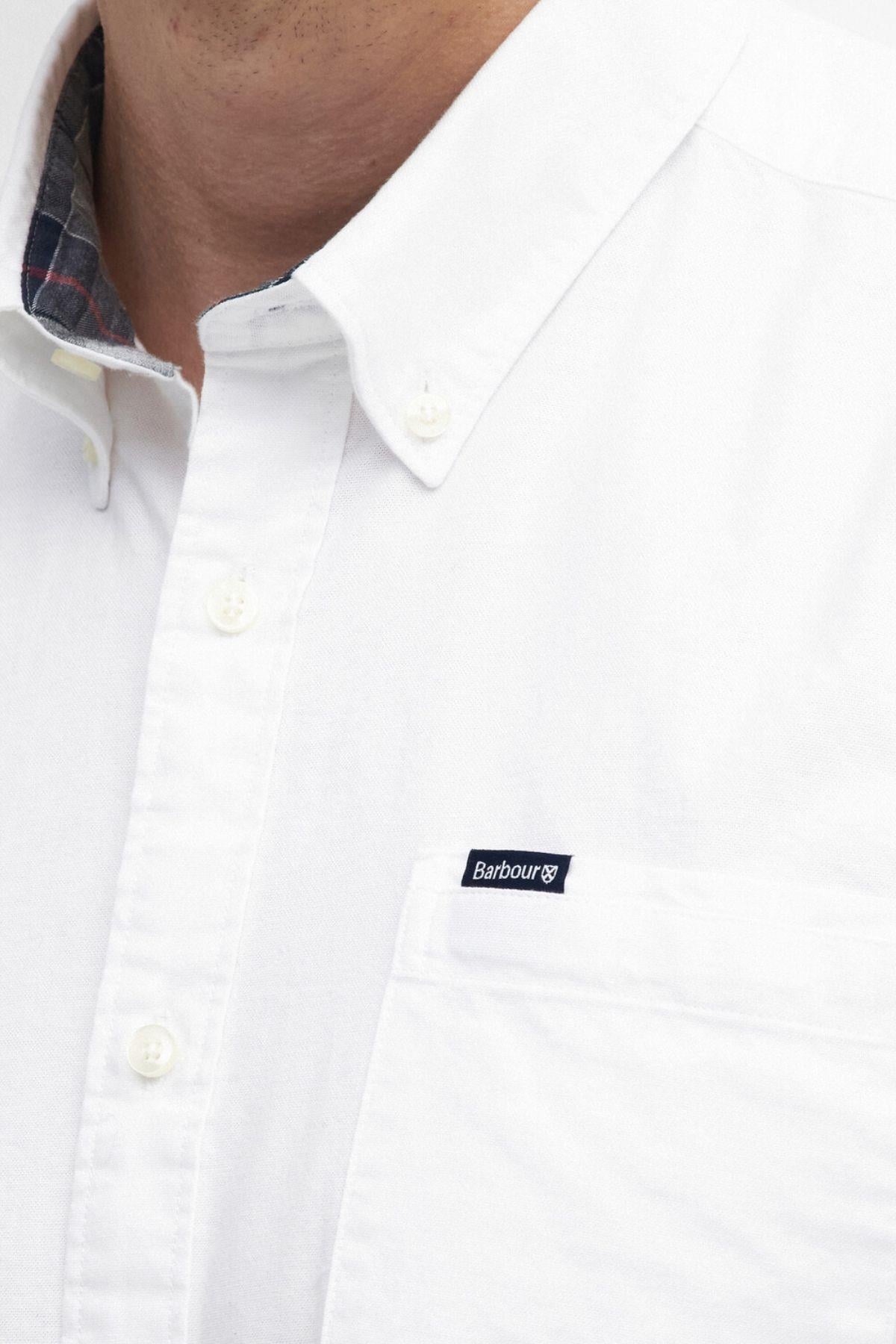 Barbour Marsden Tailored Oxford Gömlek WH11 Whıte