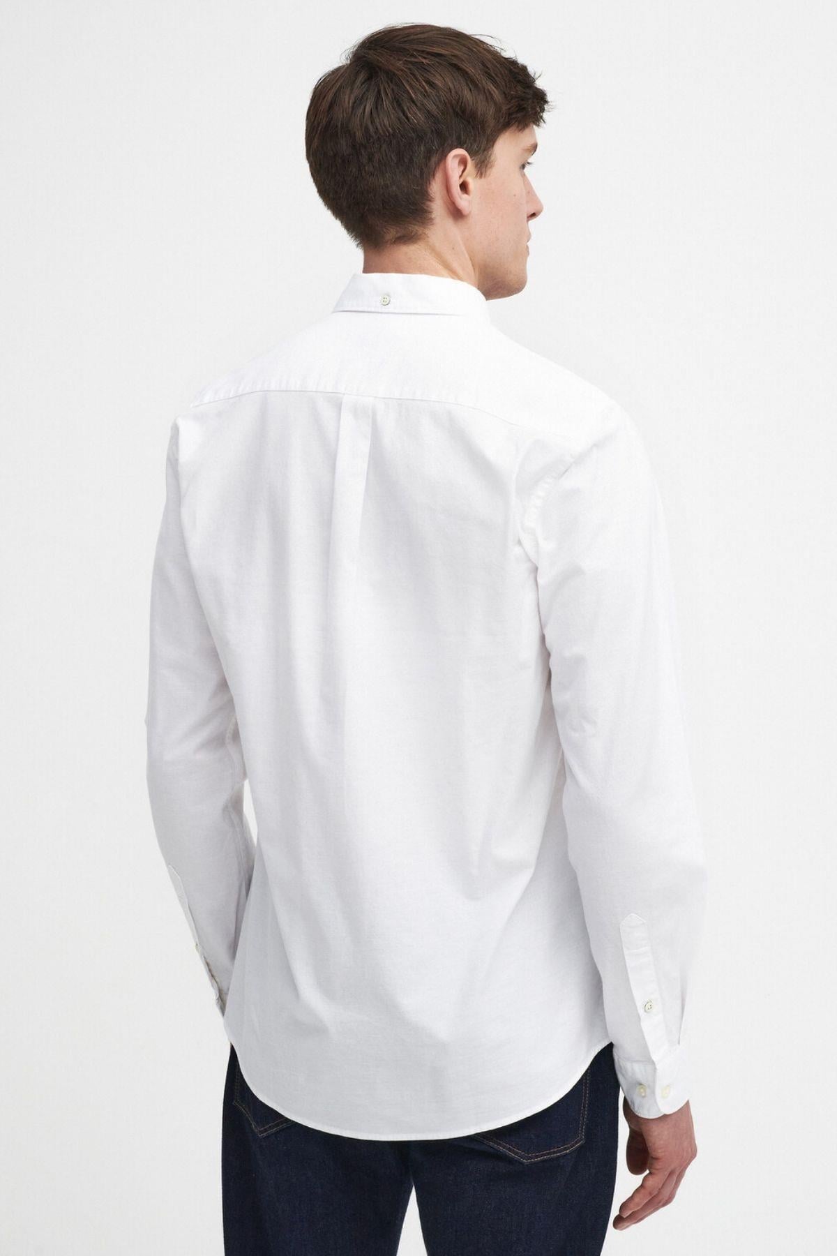 Barbour Marsden Tailored Oxford Gömlek WH11 Whıte