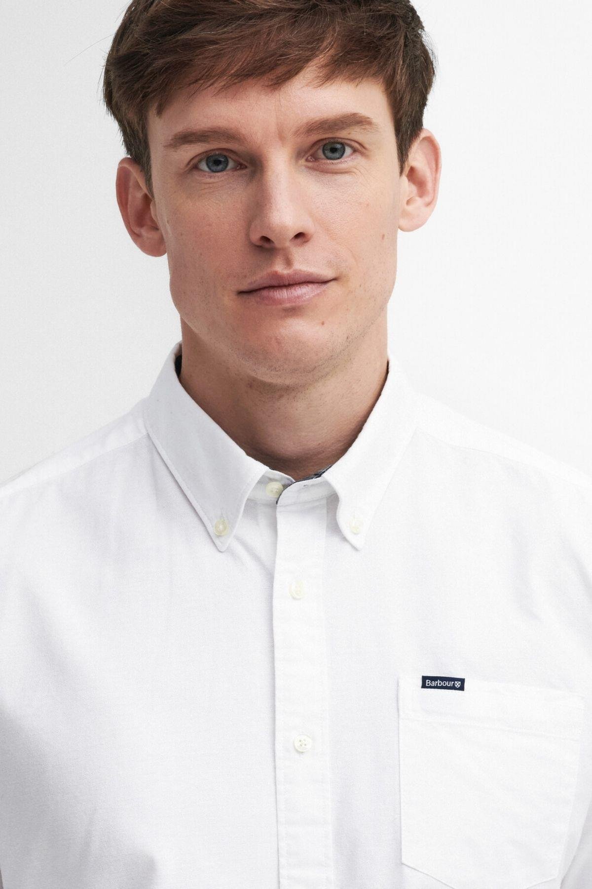 Barbour Marsden Tailored Oxford Gömlek WH11 Whıte