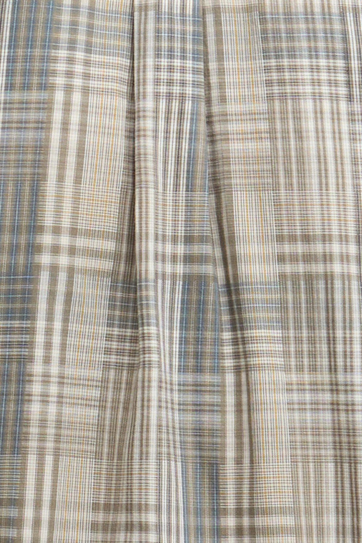 Barbour Maxwell Checked Patch L/S Relaxed Gömlek OL37 Grey Olive