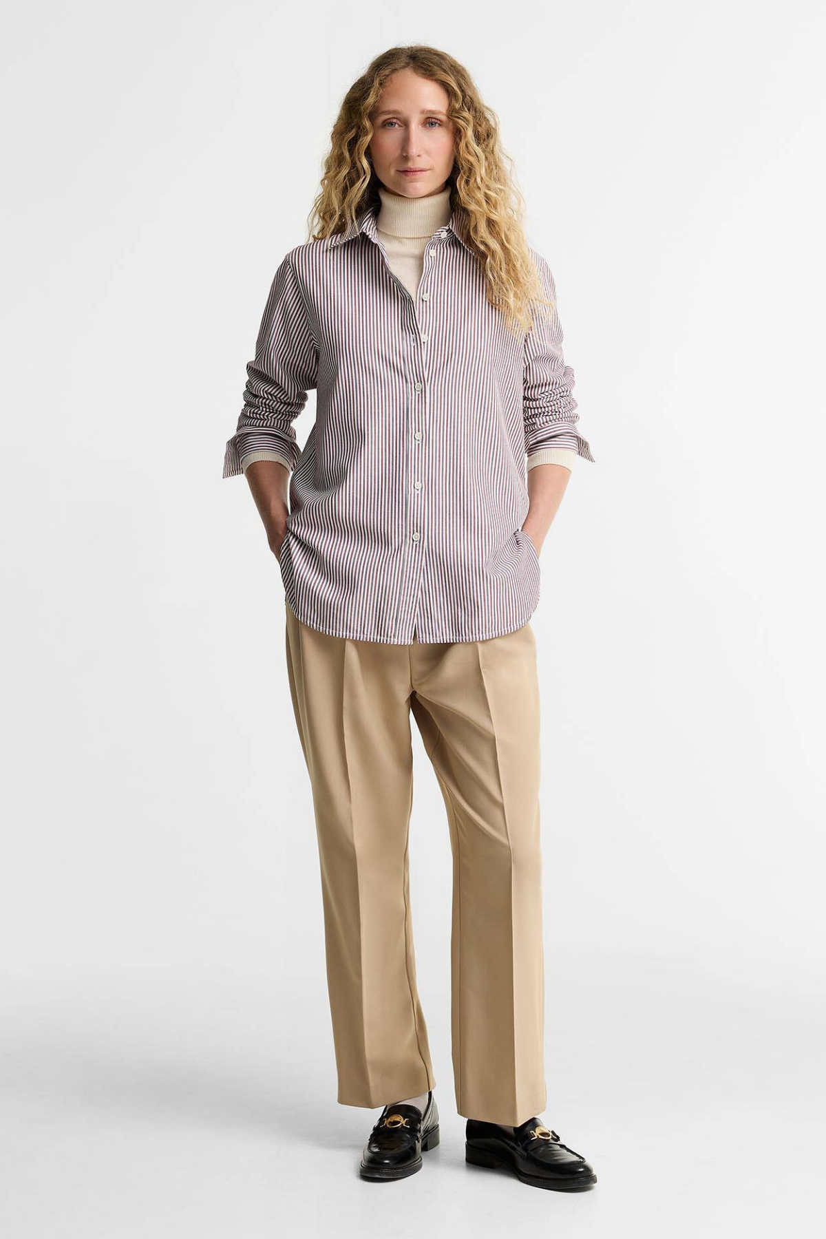 Barbour May Gömlek RE81 Cranberry Fig