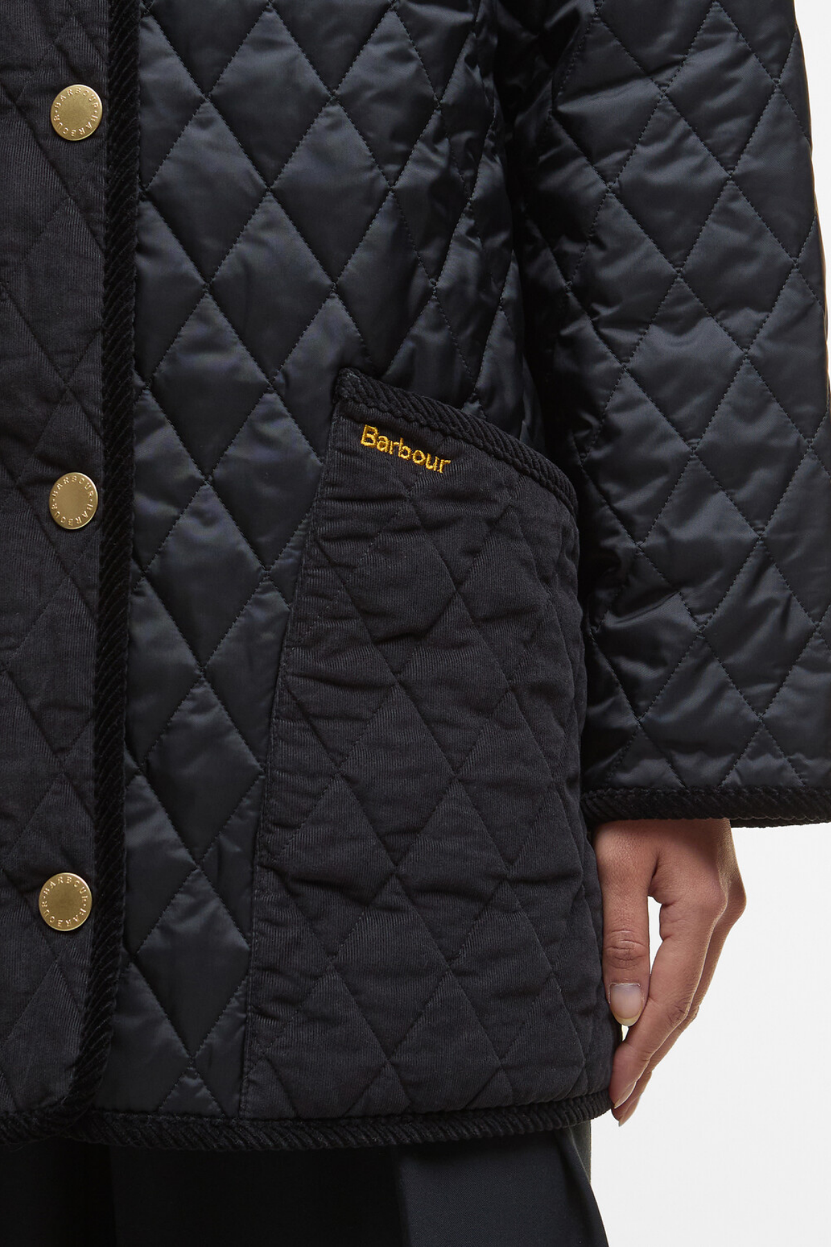 Barbour Meryl Kapitone Ceket BK91 Black/Classic