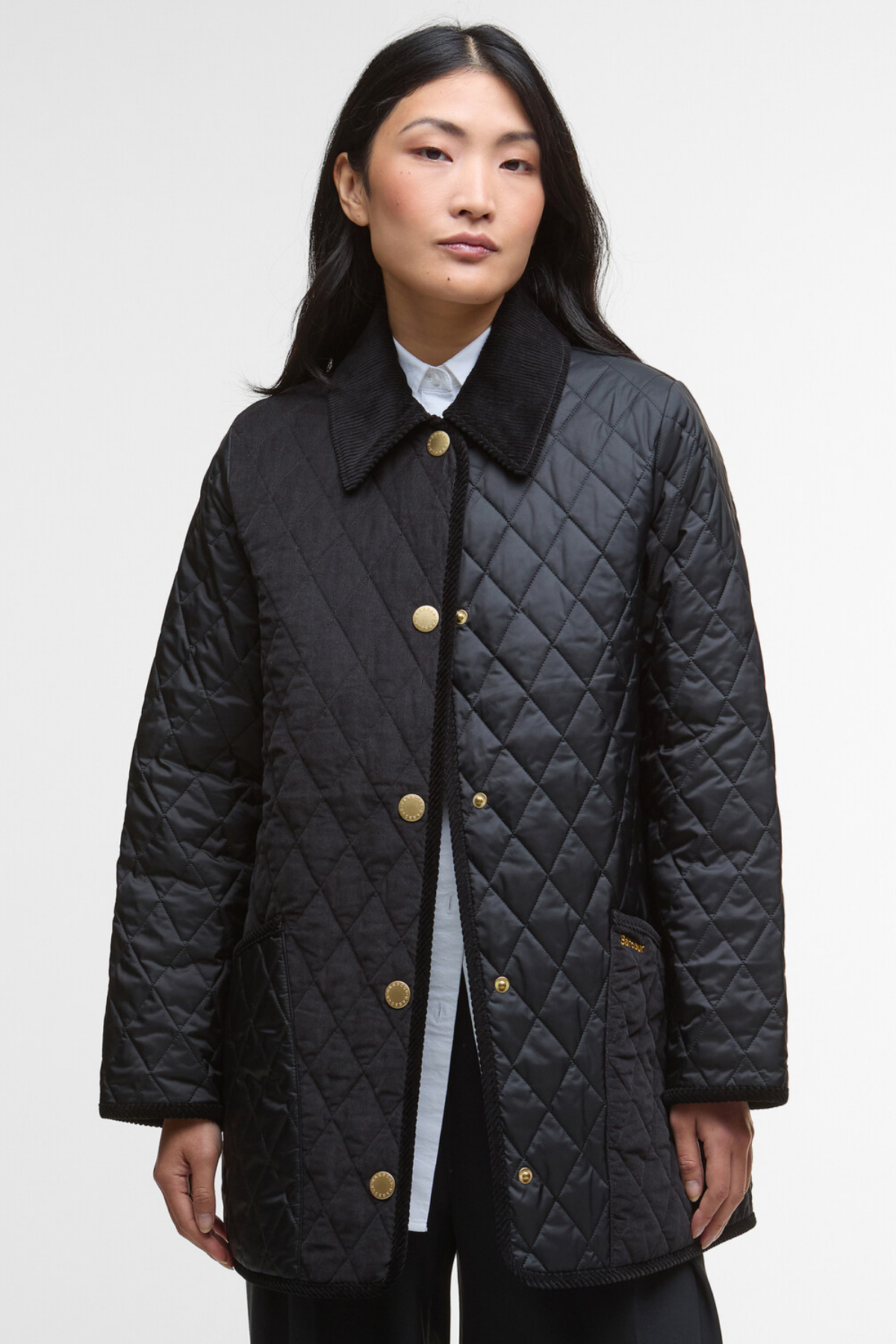 Barbour Meryl Kapitone Ceket BK91 Black/Classic