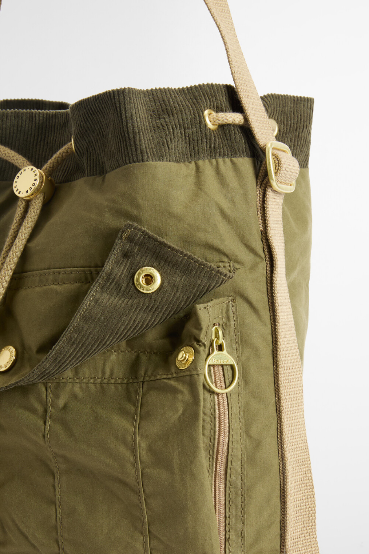 Barbour Mia Drawstring Kol Çantası SG71 Dusky Green