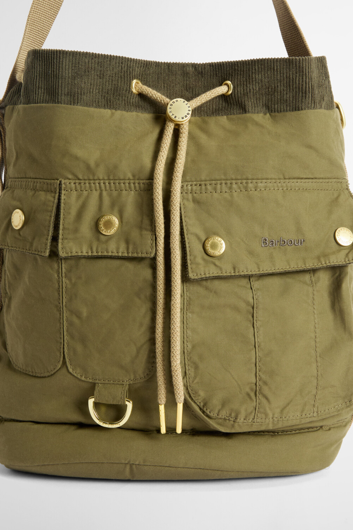 Barbour Mia Drawstring Kol Çantası SG71 Dusky Green