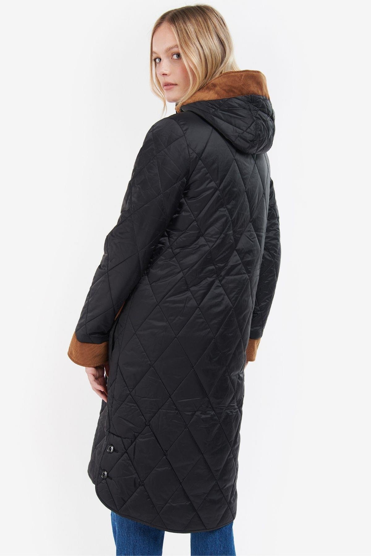 Barbour Mickley Kapitone Ceket BK91 Black/Ancient