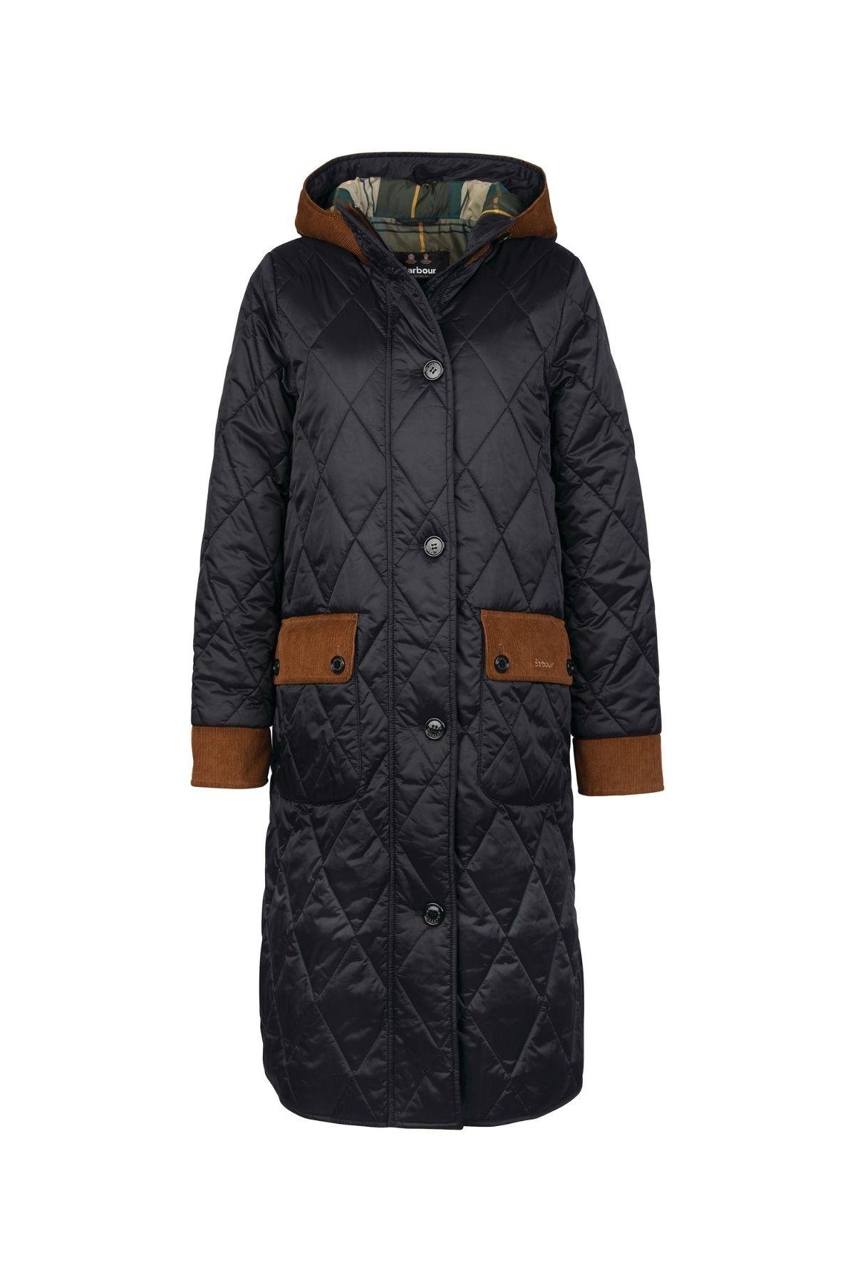 Barbour Mickley Kapitone Ceket BK91 Black/Ancient