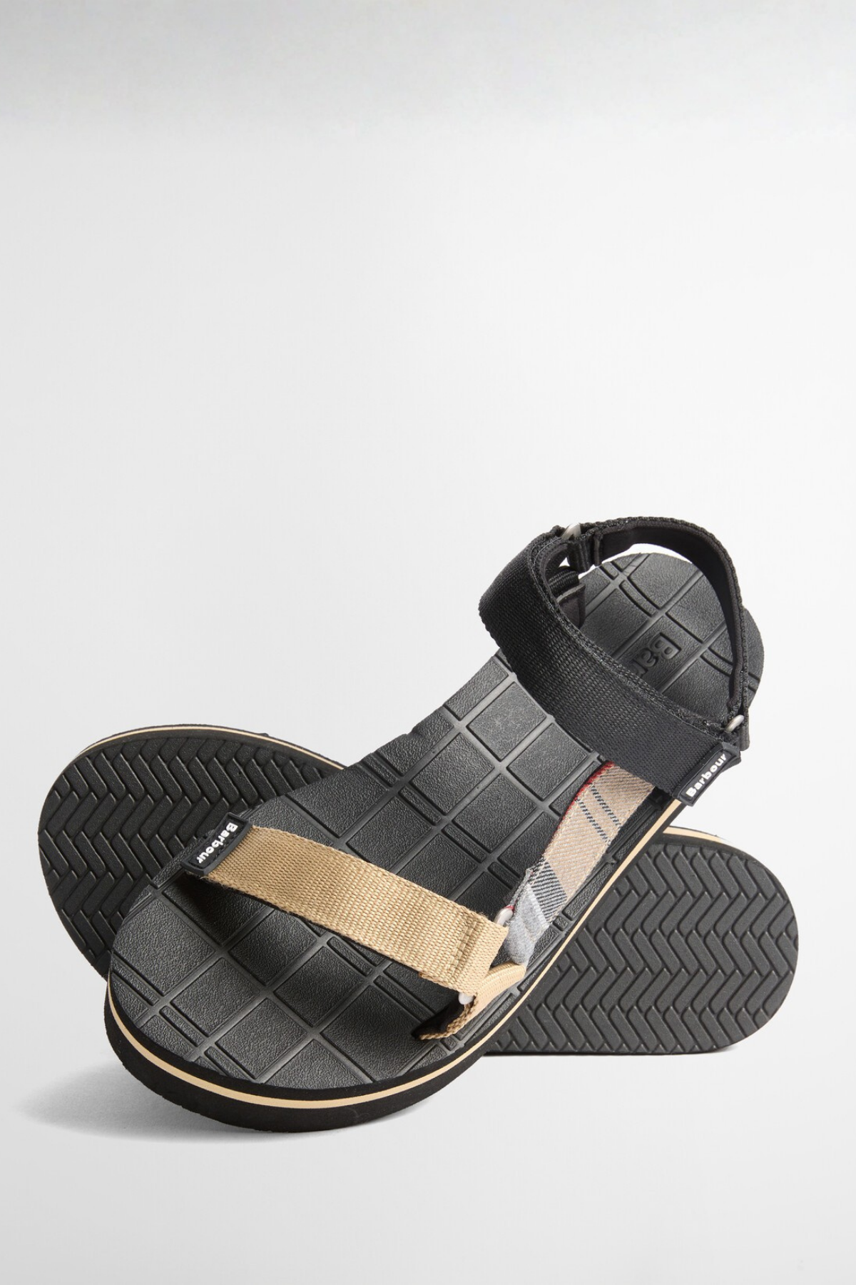 Barbour Mila Sandalet BK31 Black-Dress Tartan