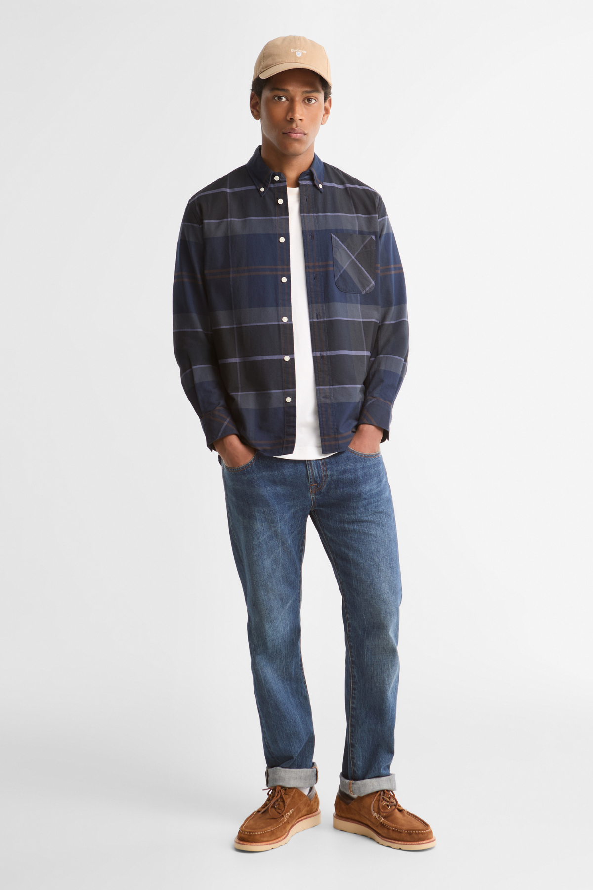 Barbour Mineral Tartan Dunoon Authentic Gömlek NY71 Midnight Loch