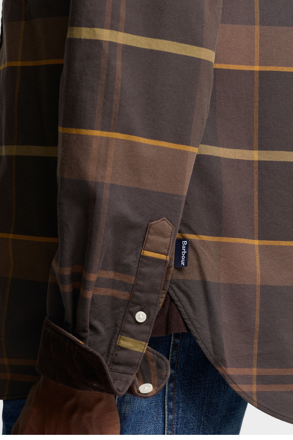 Barbour Mineral Tartan Dunoon Authentic Gömlek BR91 Dried Bracken