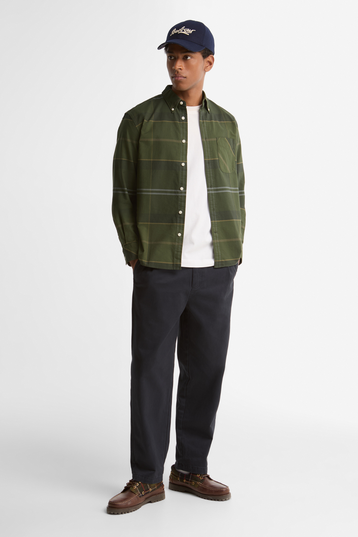 Barbour Mineral Tartan Dunoon Authentic Gömlek SG75 Pine Glen