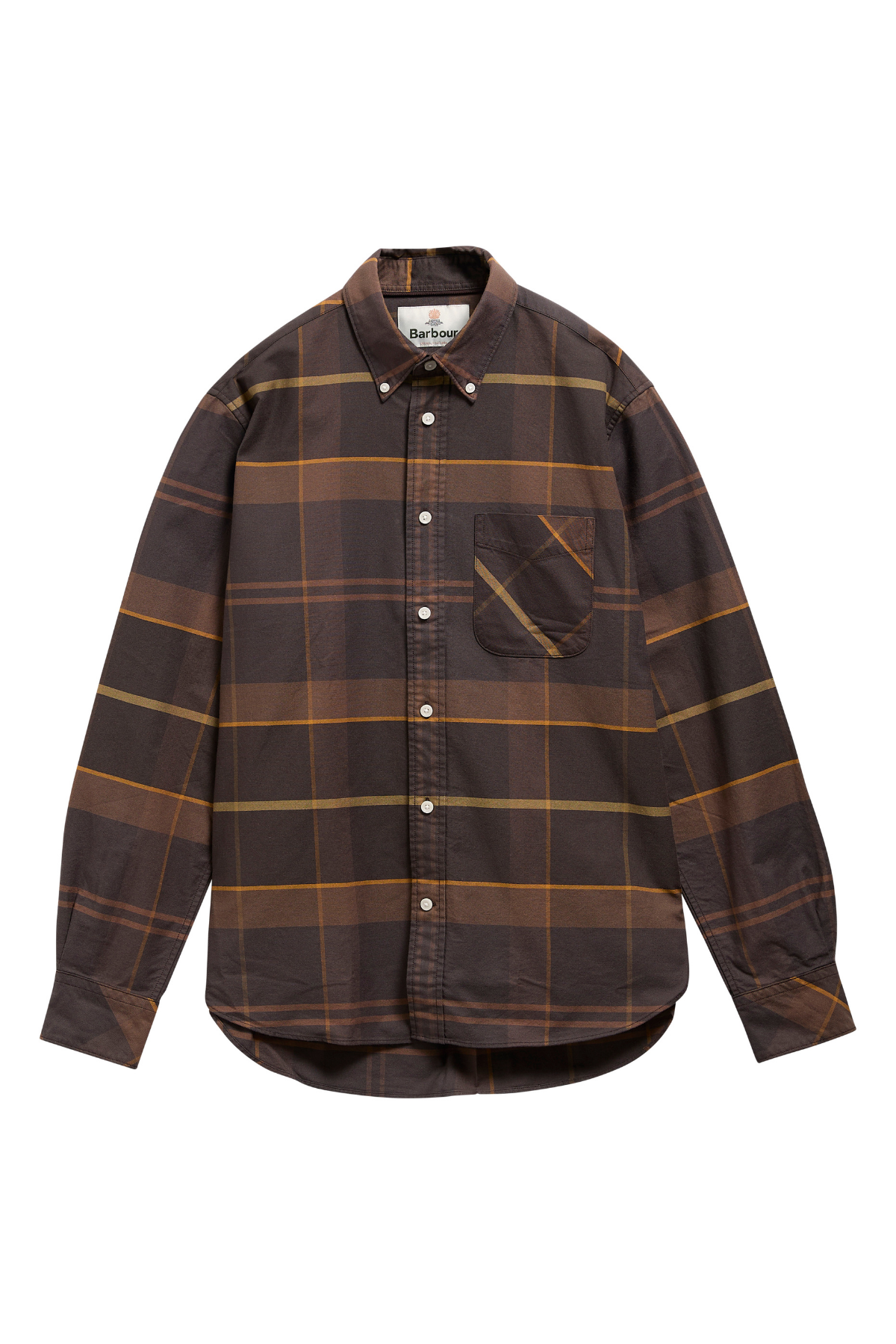 Barbour Mineral Tartan Dunoon Authentic Gömlek BR91 Dried Bracken