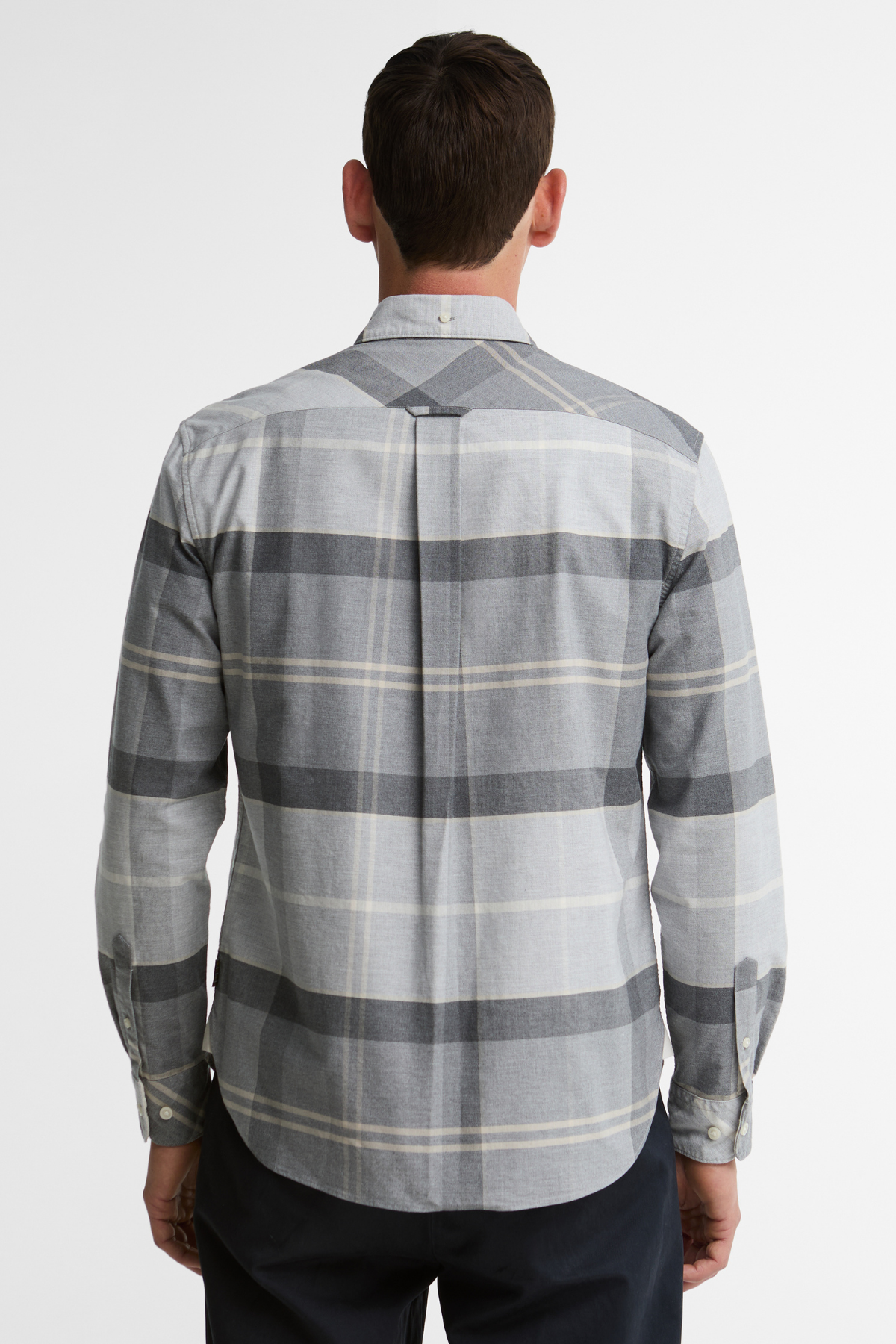 Barbour Mineral Tartan Dunoon Authentic Gömlek GY31 Ice Granite