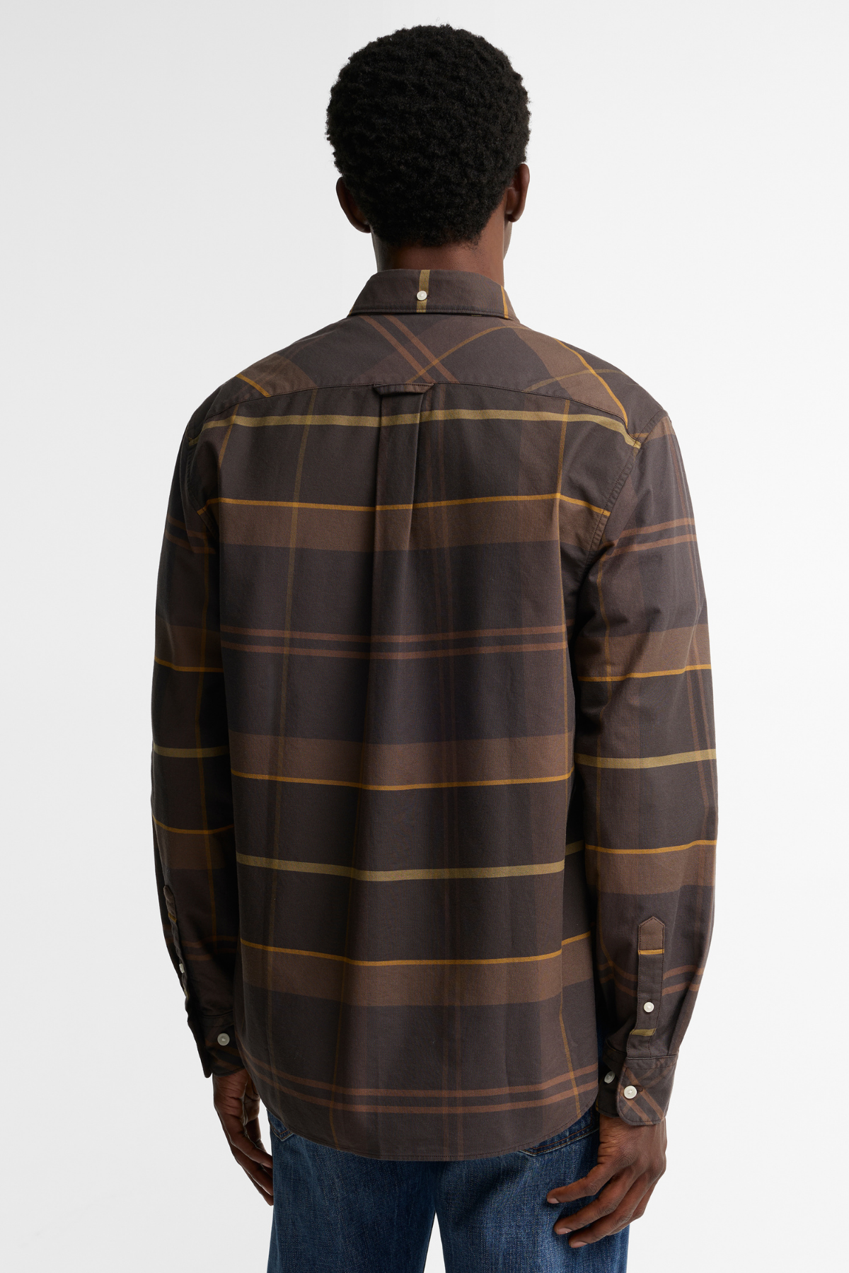Barbour Mineral Tartan Dunoon Authentic Gömlek BR91 Dried Bracken