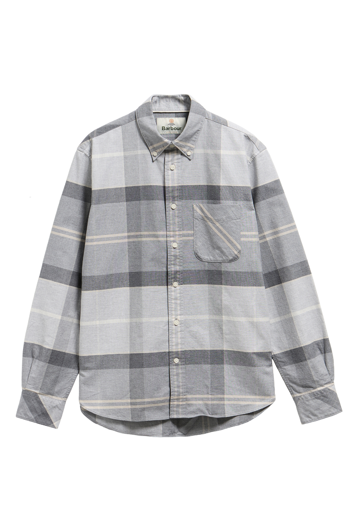 Barbour Mineral Tartan Dunoon Authentic Gömlek GY31 Ice Granite