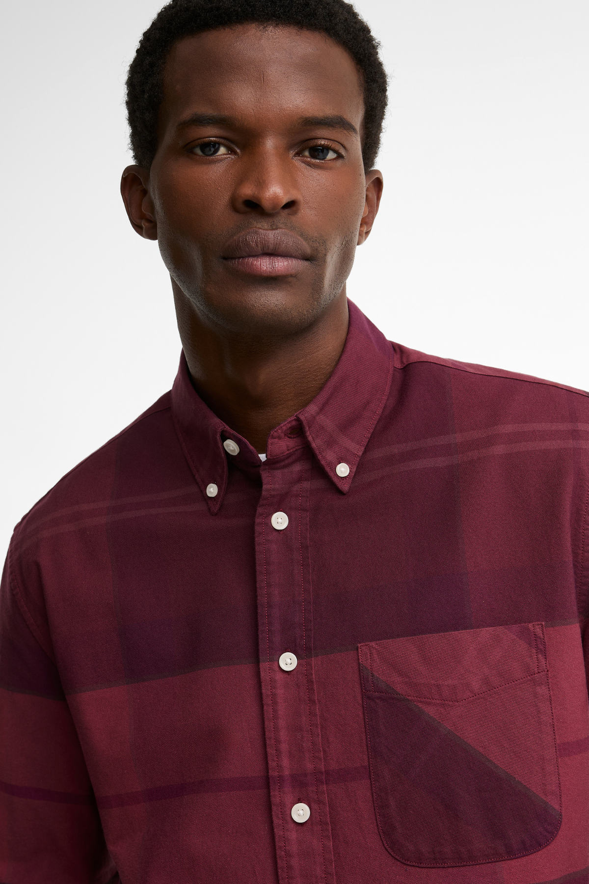 Barbour Mineral Tartan Dunoon Authentic Gömlek RE55 Crimson Heather