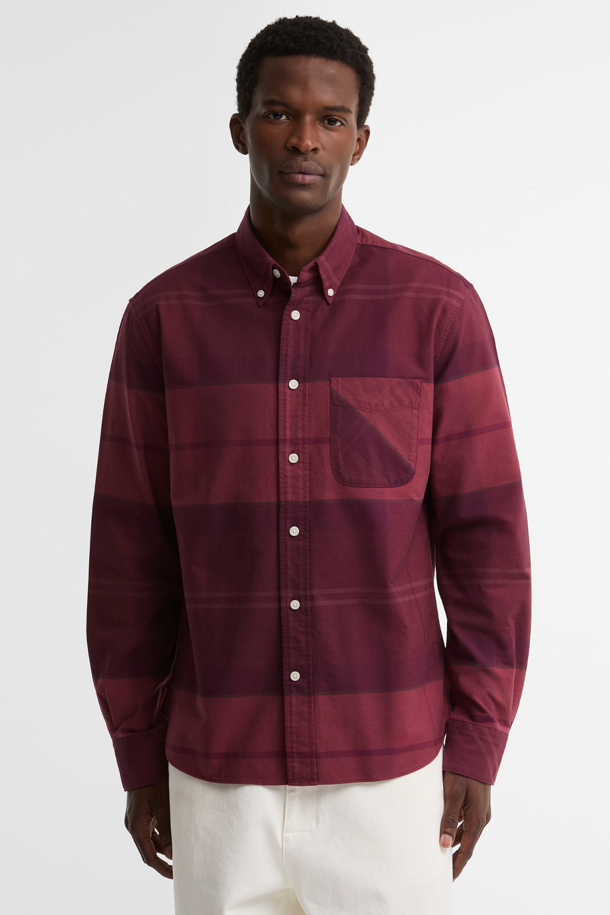 Barbour Mineral Tartan Dunoon Authentic Gömlek RE55 Crimson Heather