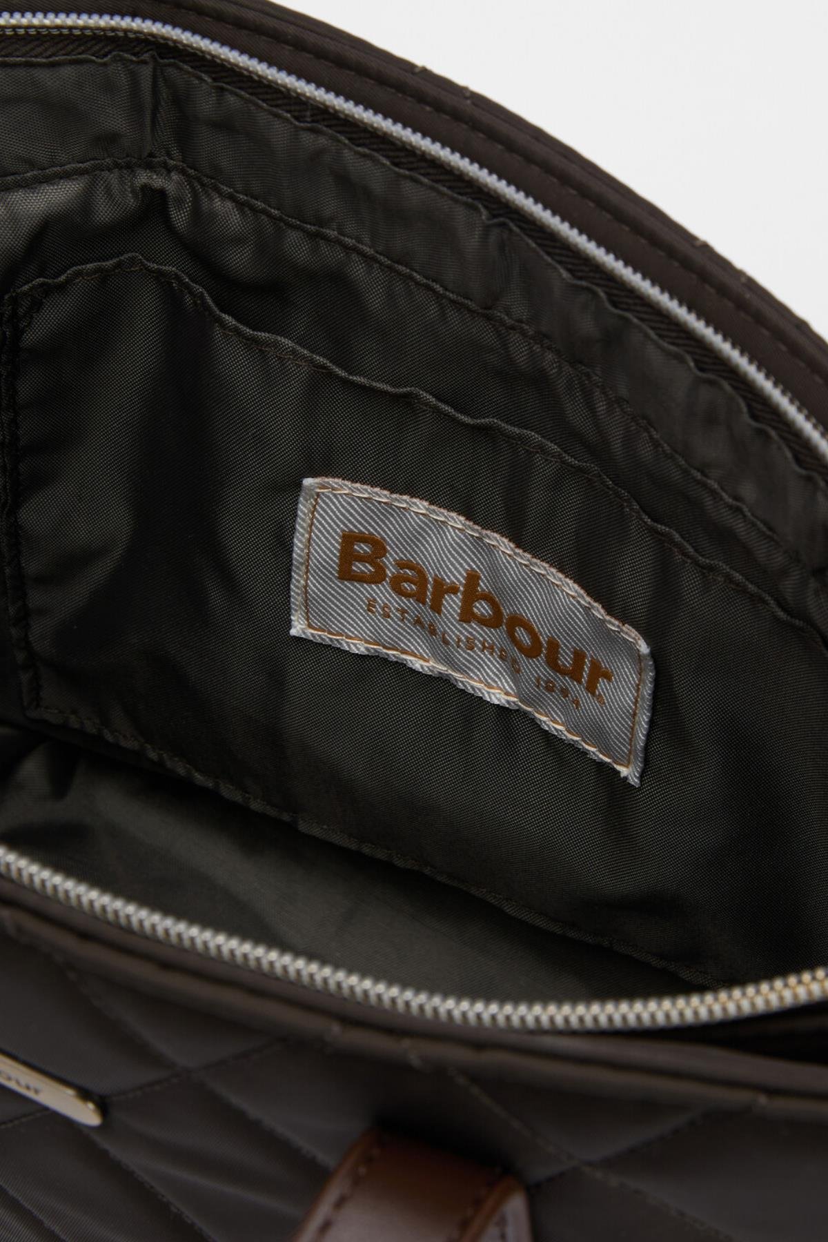 Barbour Mini Kapitone Omuz Çantası OL75 Olive