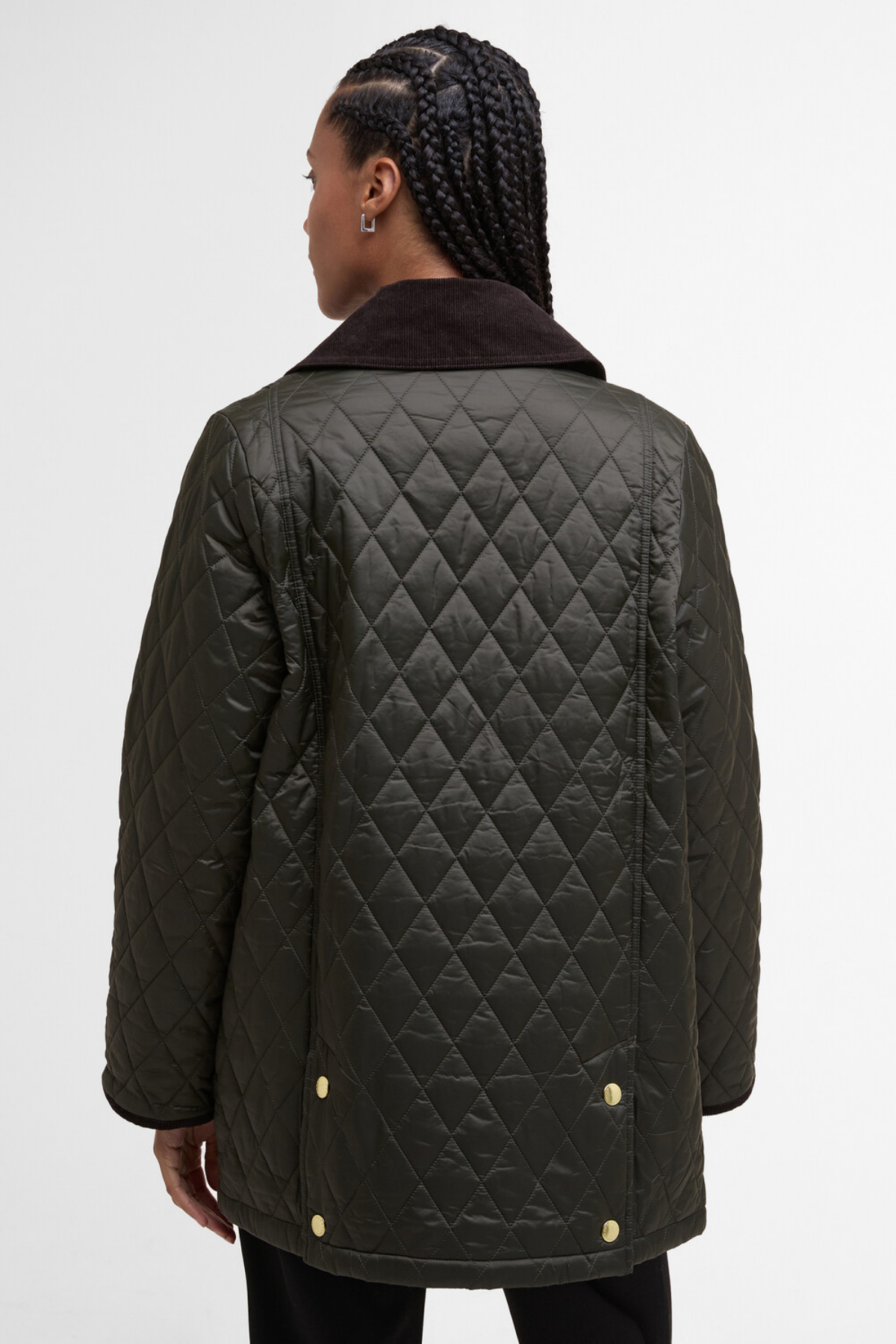 Barbour Modern Beadnell Kapitone Ceket SG71 Sage-Ancient