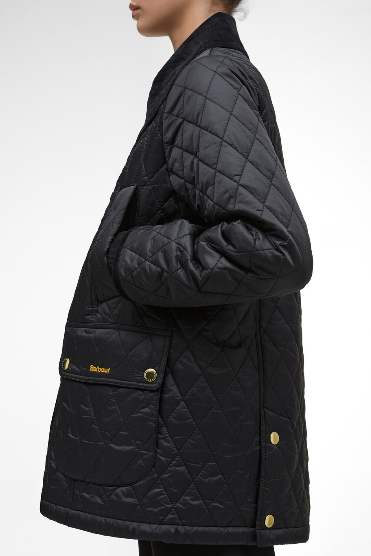 Barbour Modern Beadnell Kapitone Ceket BK91 Black/Classic