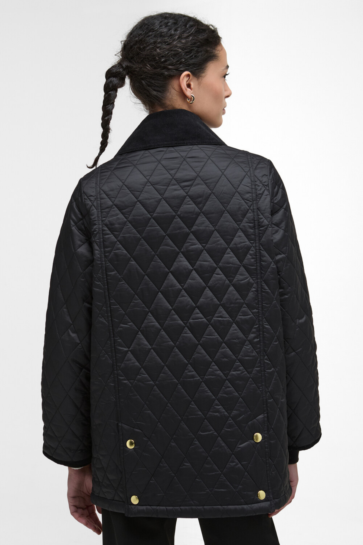 Barbour Modern Beadnell Kapitone Ceket BK91 Black/Classic