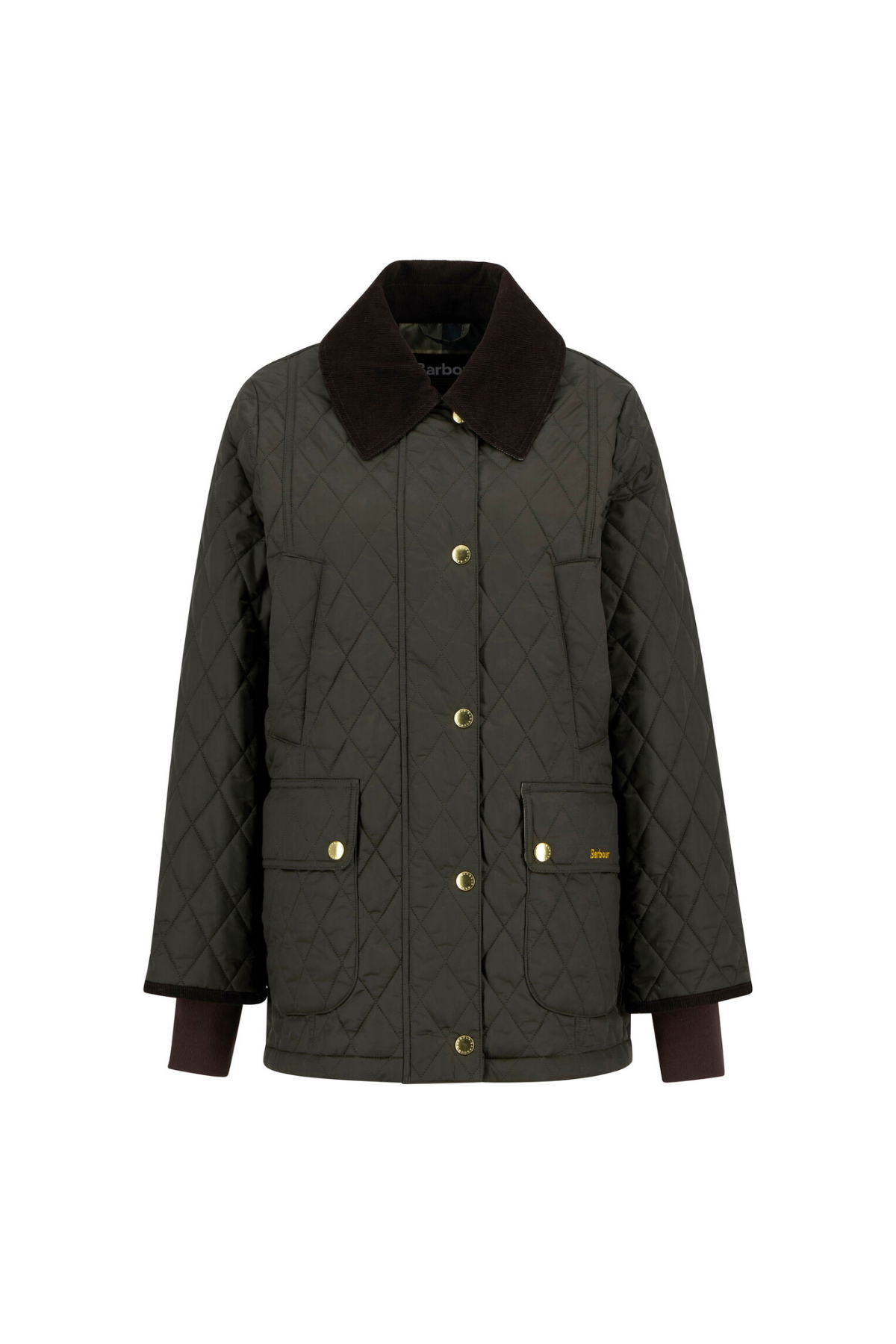 Barbour Modern Beadnell Kapitone Ceket SG71 Sage-Ancient