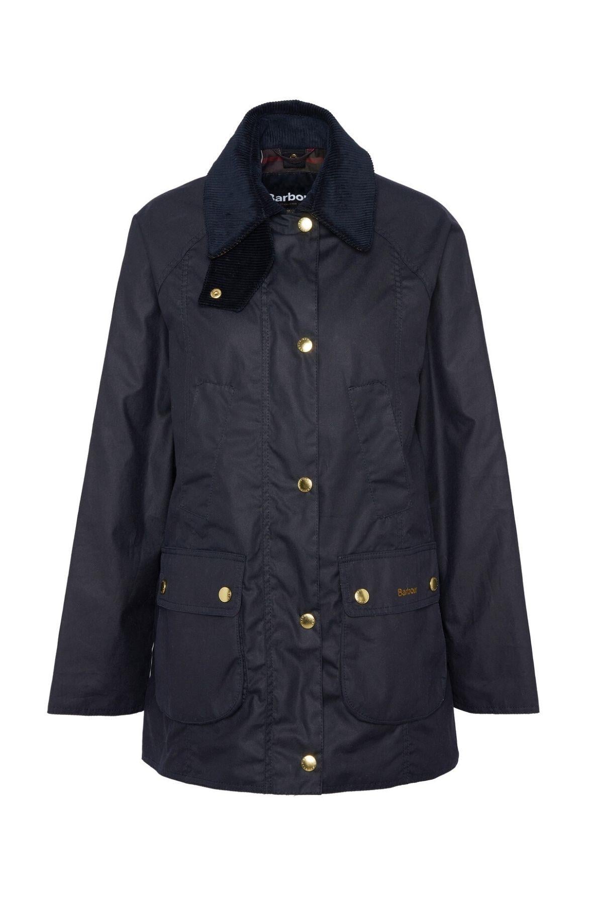 Barbour Modern Beadnell Yağlı Ceket NY92 Navy