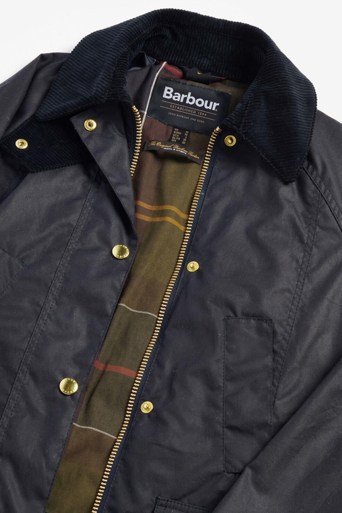Barbour Modern Beadnell Yağlı Ceket NY92 Navy