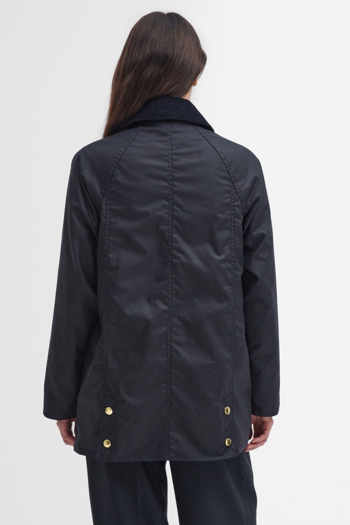 Barbour Modern Beadnell Yağlı Ceket NY92 Navy