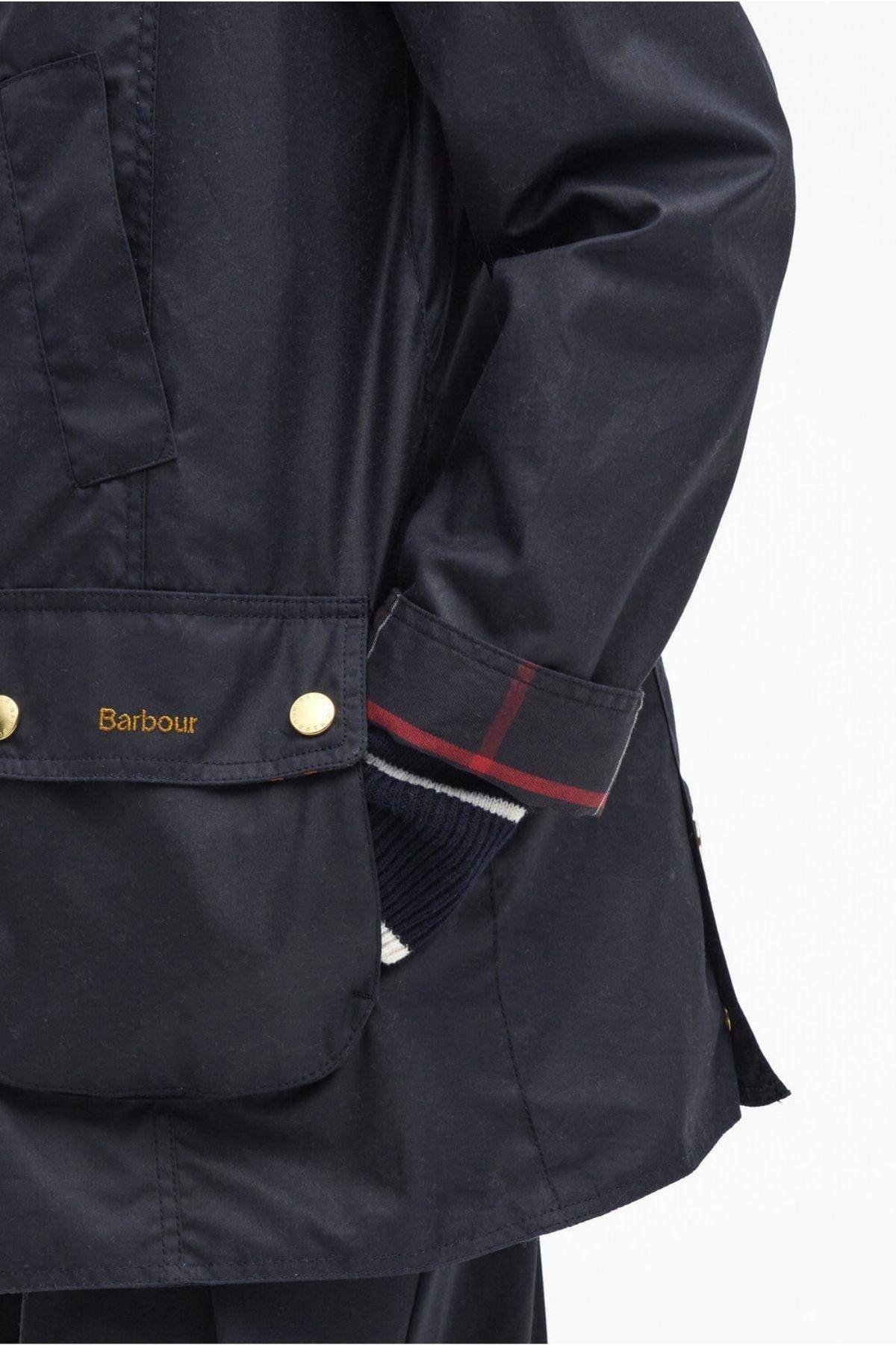 Barbour Modern Beadnell Yağlı Ceket NY92 Navy
