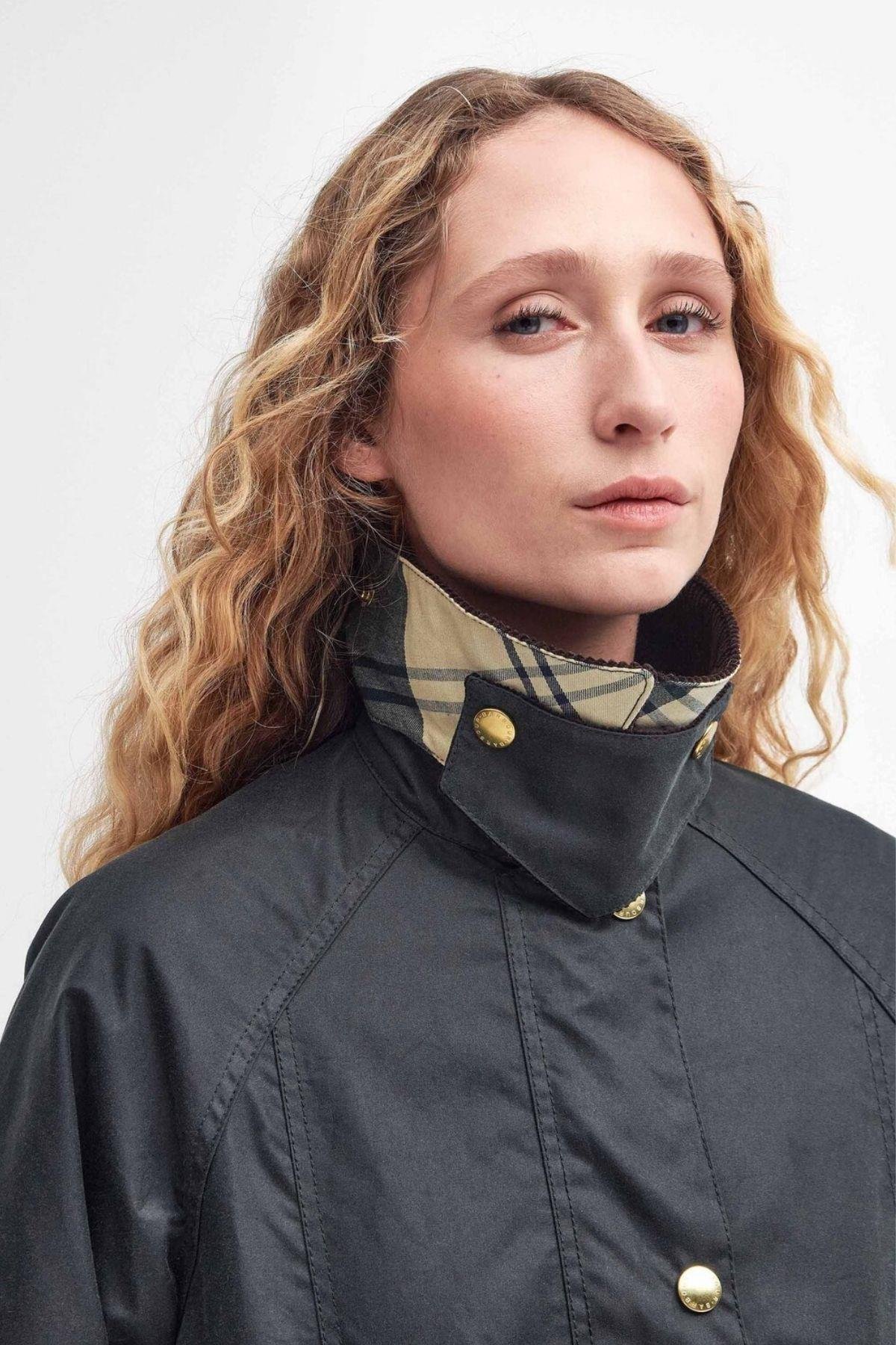 Barbour Modern Beadnell Yağlı Ceket SG51 Sage/Ancient