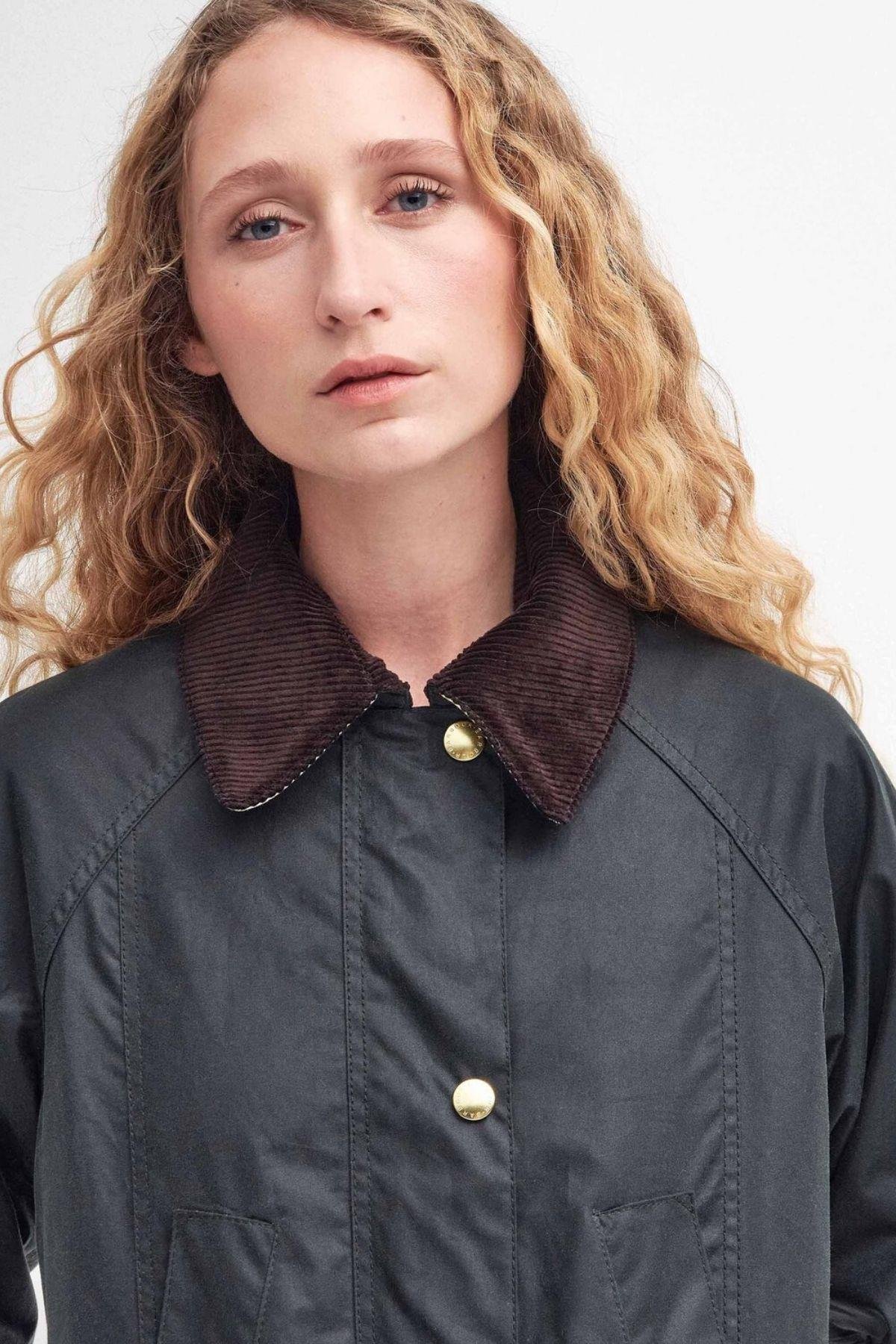Barbour Modern Beadnell Yağlı Ceket SG51 Sage/Ancient