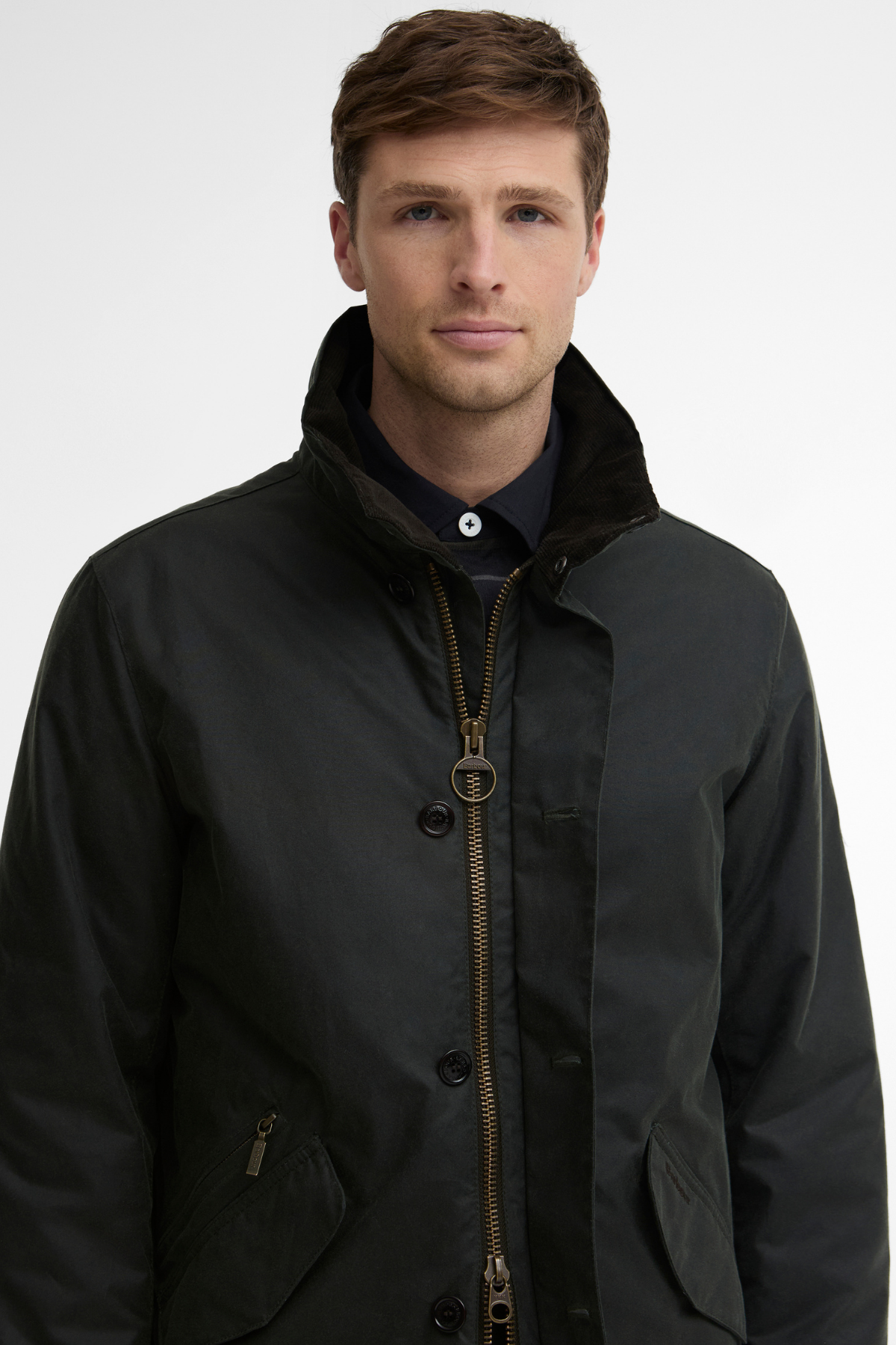 Barbour Modern Powell Yağlı Ceket SG51 Sage