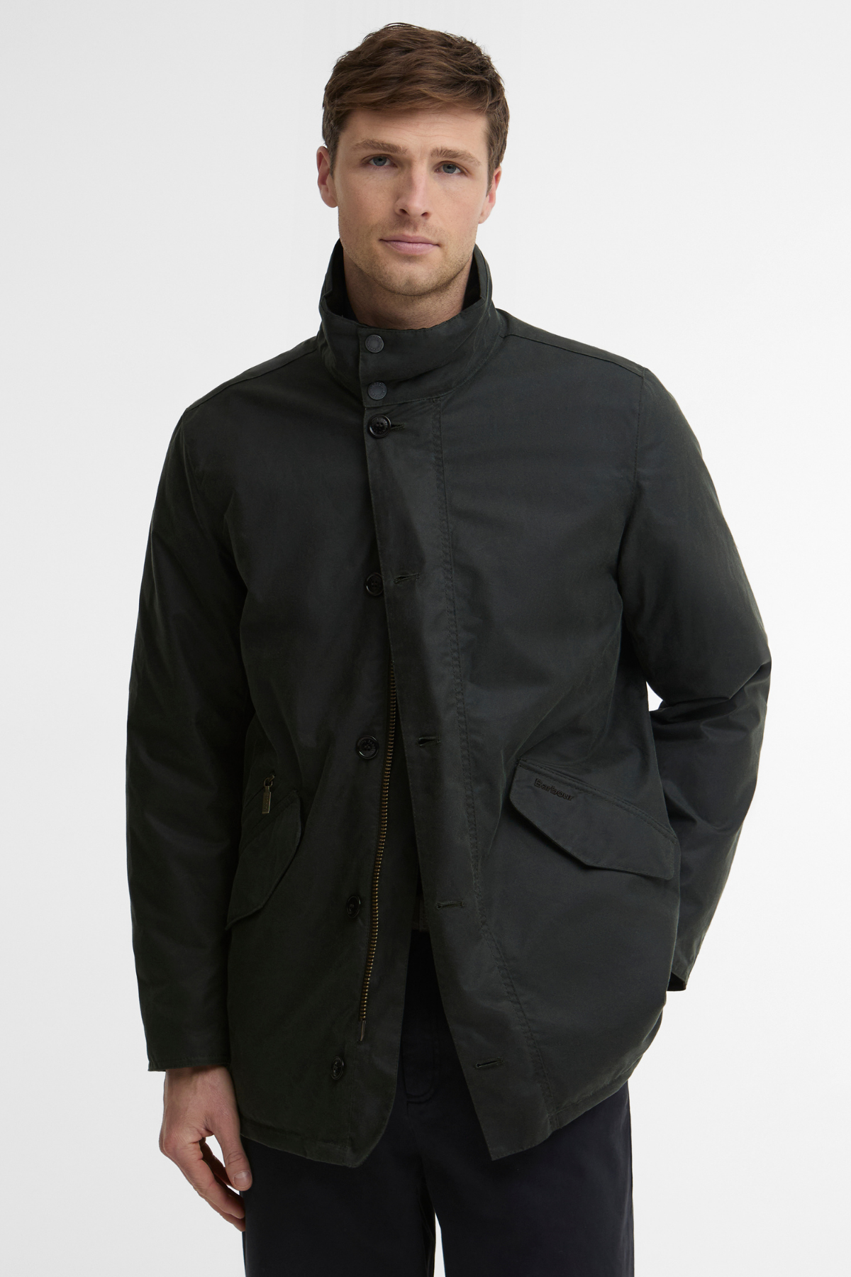 Barbour Modern Powell Yağlı Ceket SG51 Sage