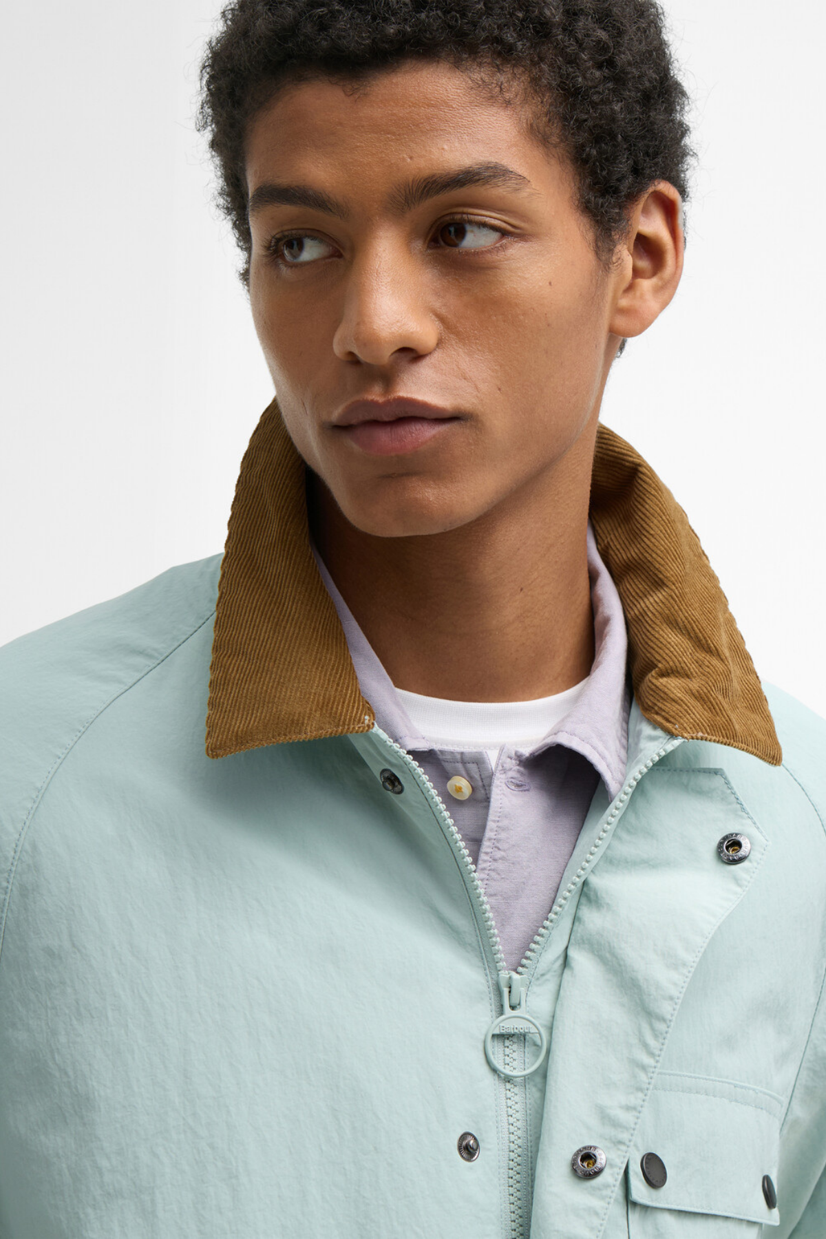 Barbour Modified Solway Showerproof Ceket BL11 Mint Blue