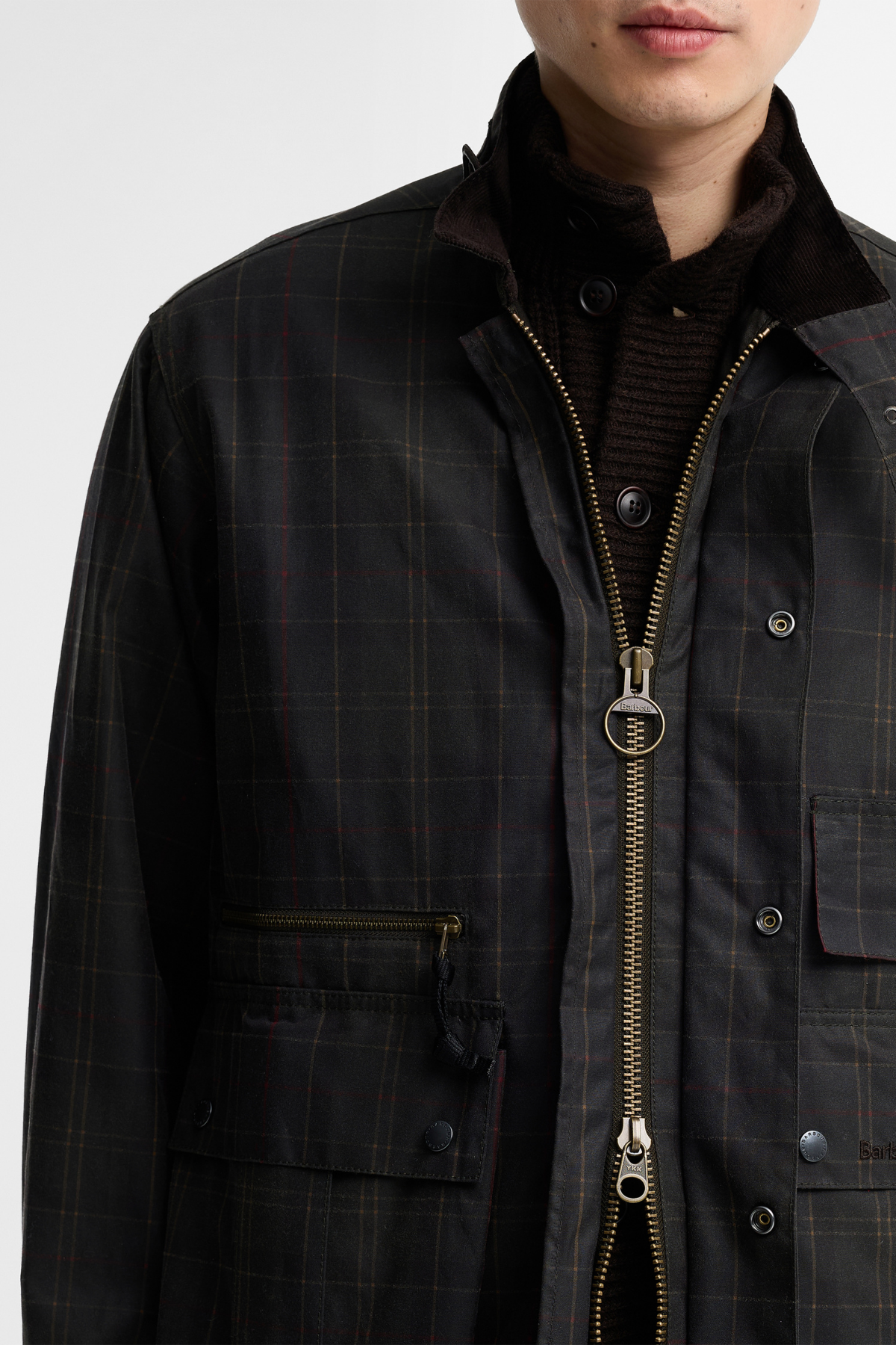 Barbour Modified Tartan Ursula Yağlı Ceket TN12 Classic Tartan