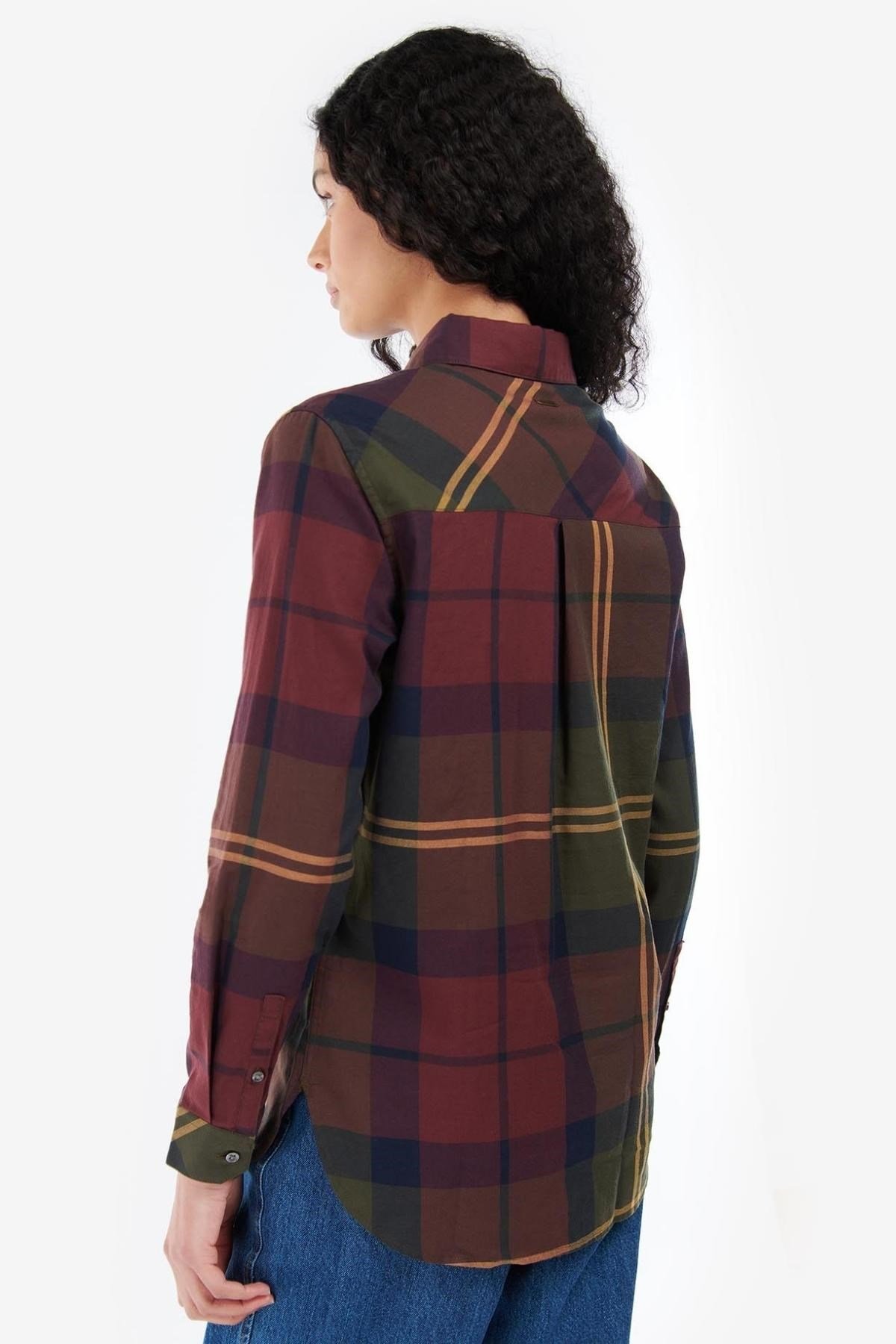 Barbour Moorland Gömlek BR73 Windsor/Olive