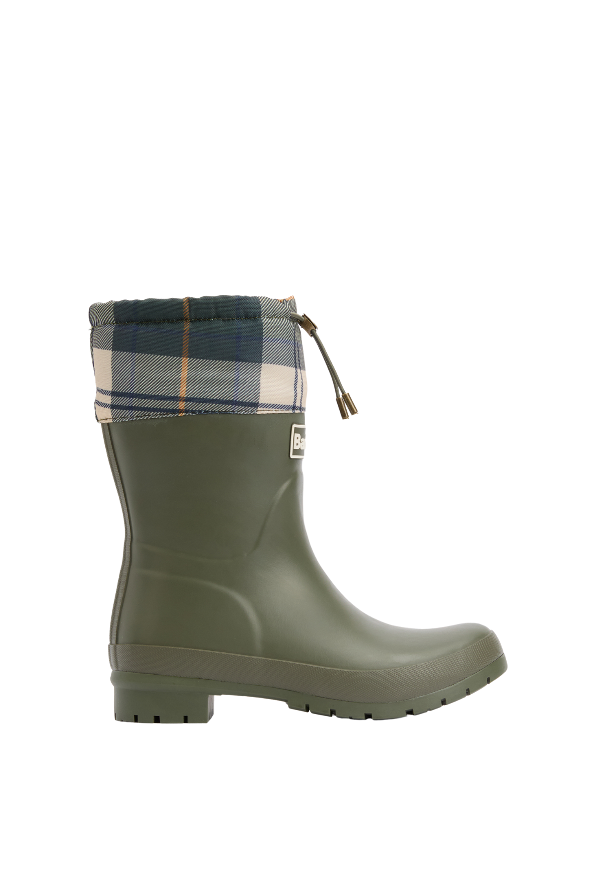 Barbour Mowbray Mid Welly Çizme OL52 Olive/Ancient Tartan
